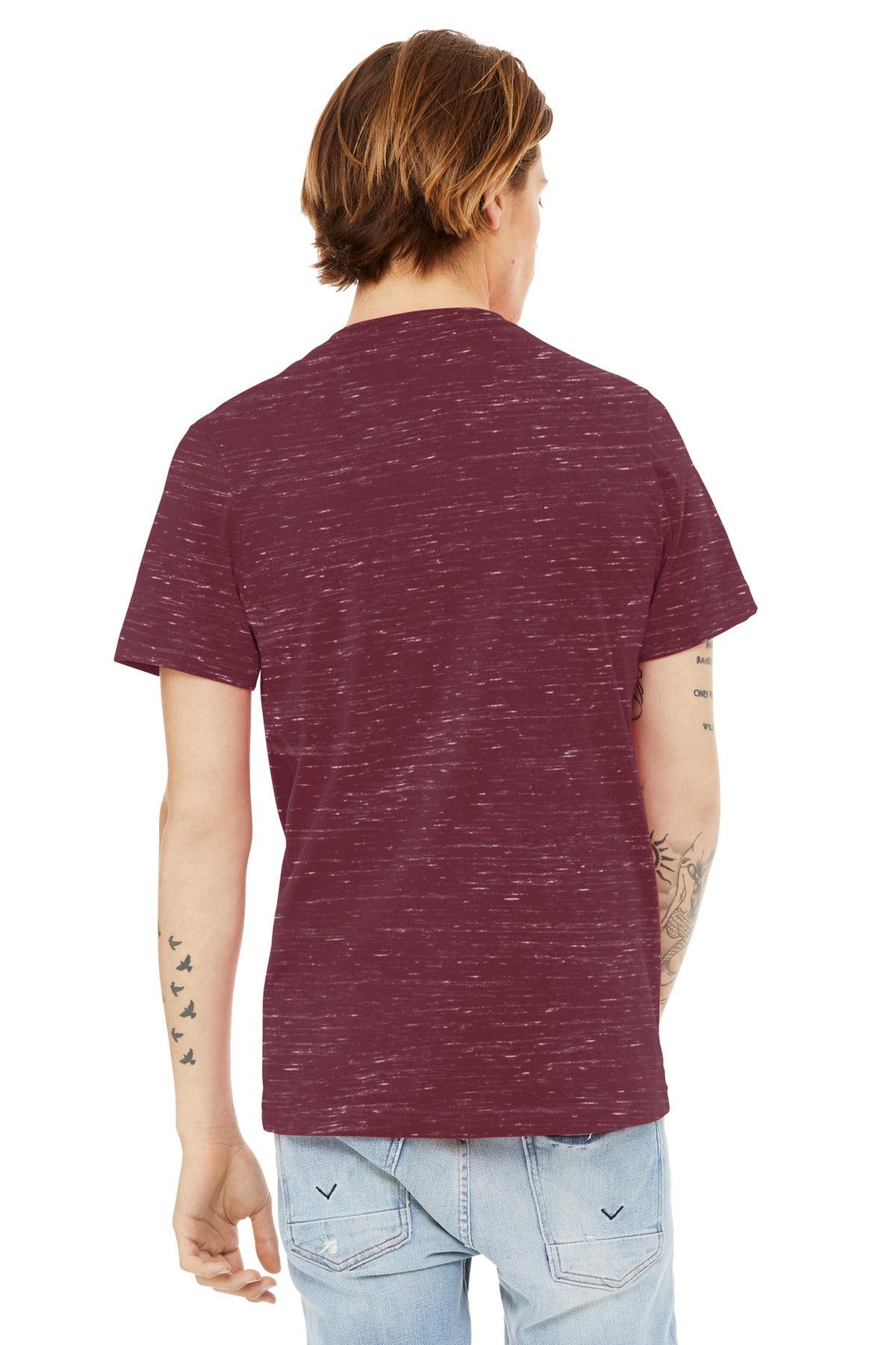 Back Model Maroon Marble