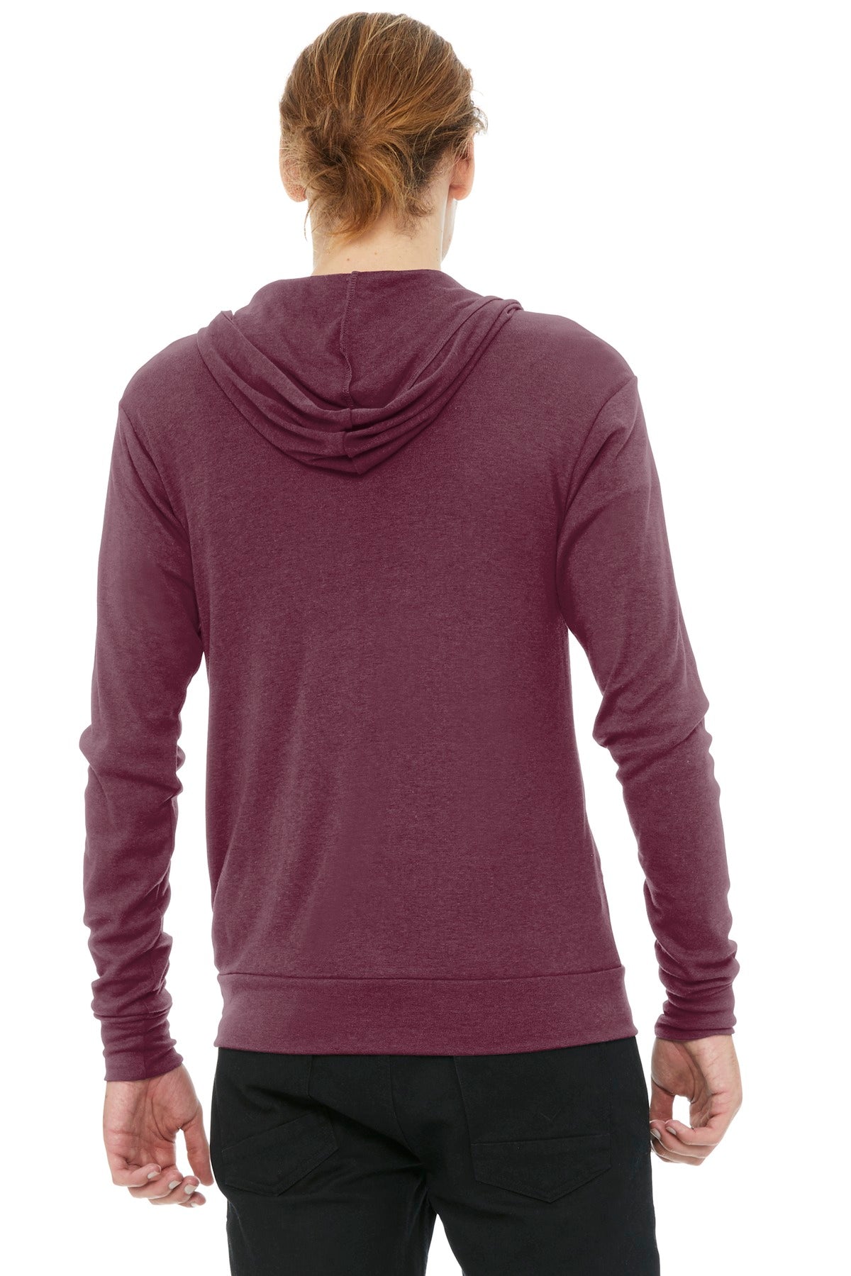 Back Model Maroon Triblend