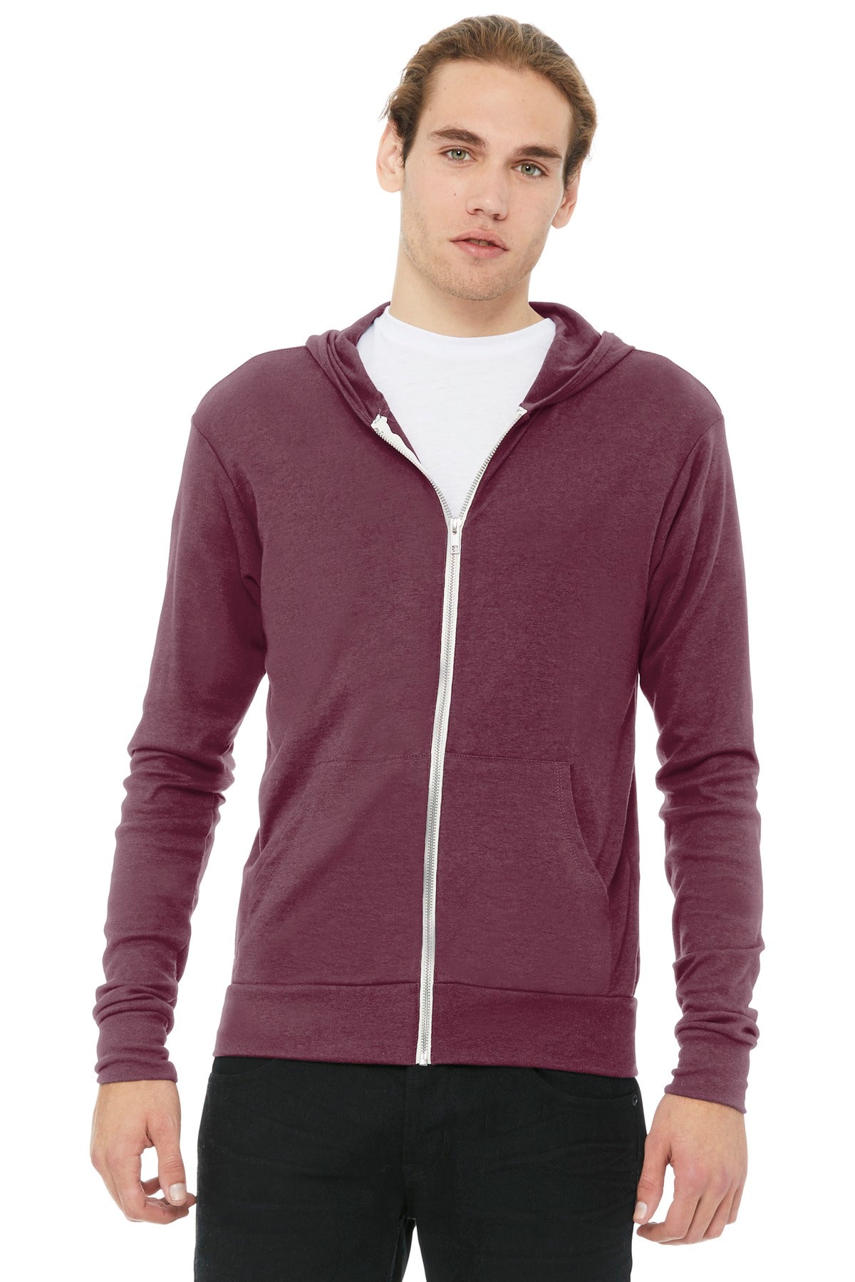 Model Maroon Triblend