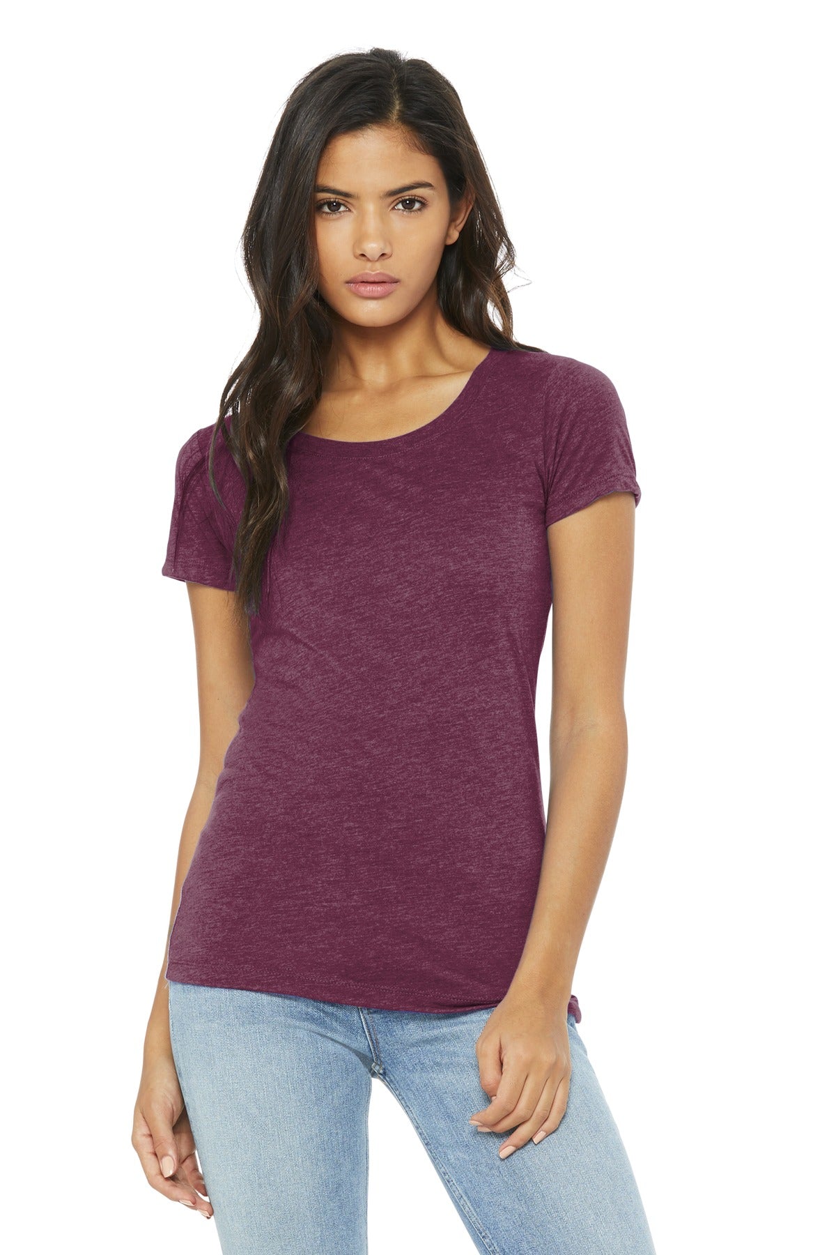 Model Maroon Triblend