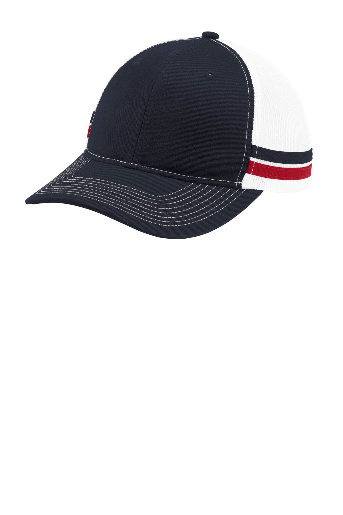 Model Rich Navy/ Flame Red/ White
