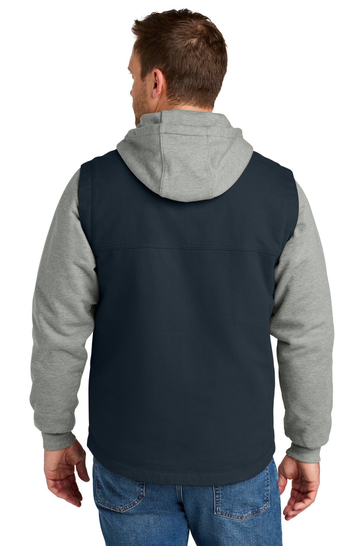 Back Model Navy/ Heather Grey