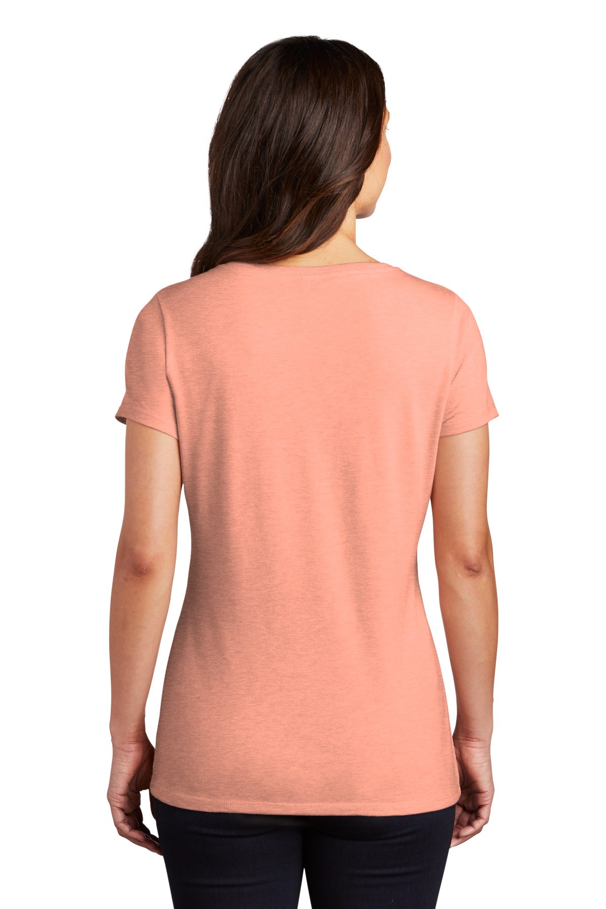 Back Model Heathered Dusty Peach