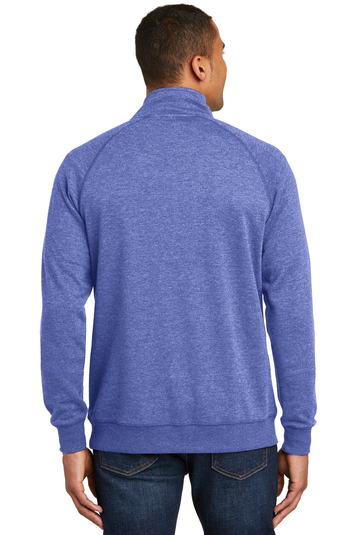 Back Model Heathered Deep Royal