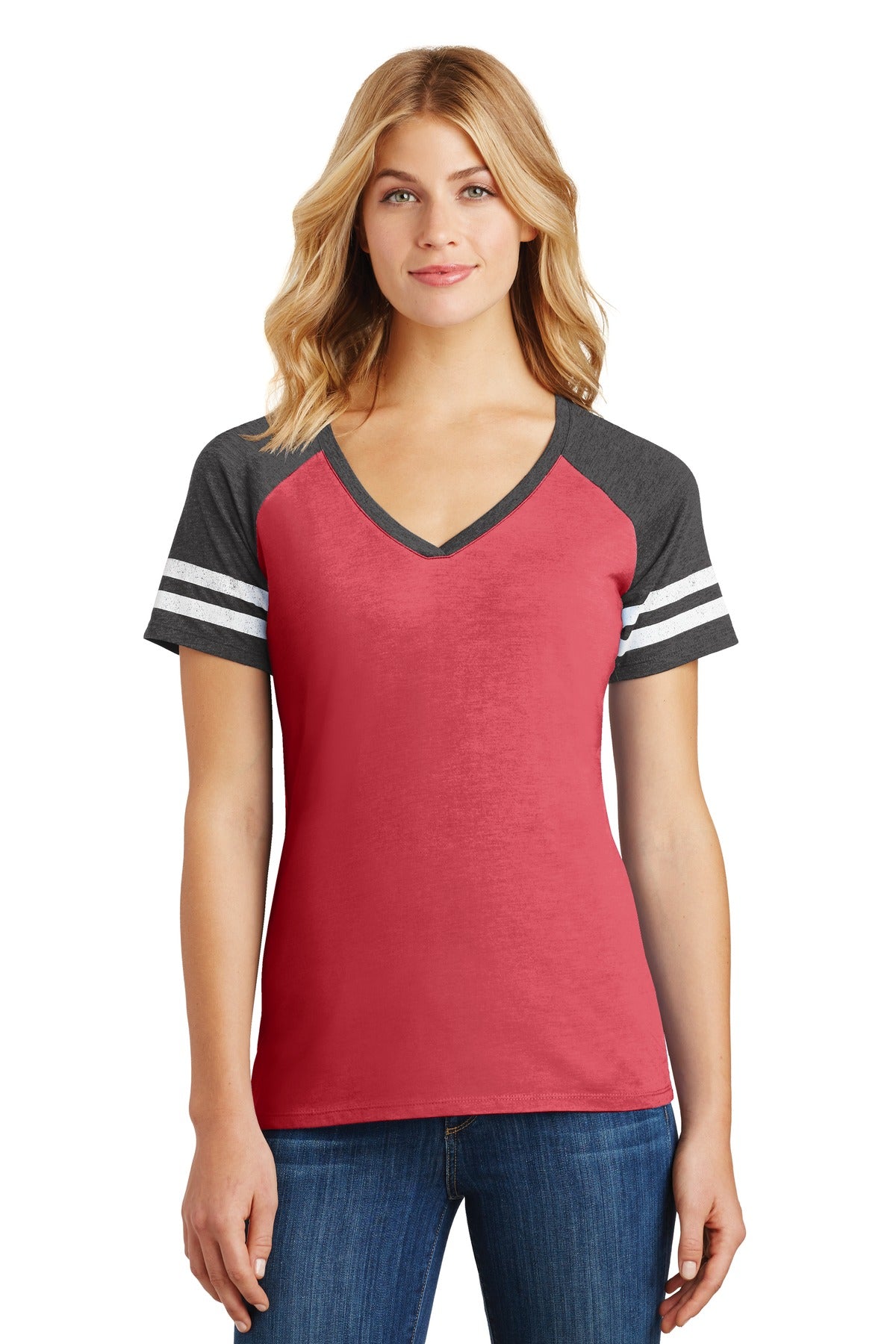 Model Heathered Red/ Heathered Charcoal