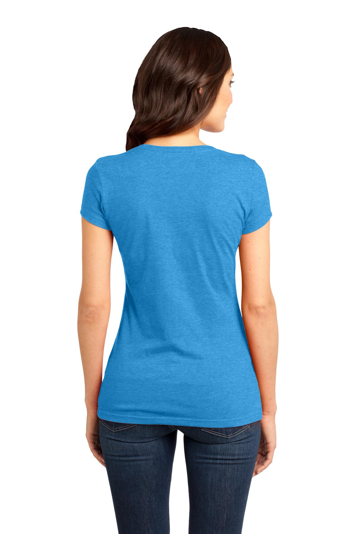 Back Model Heathered Bright Turquoise