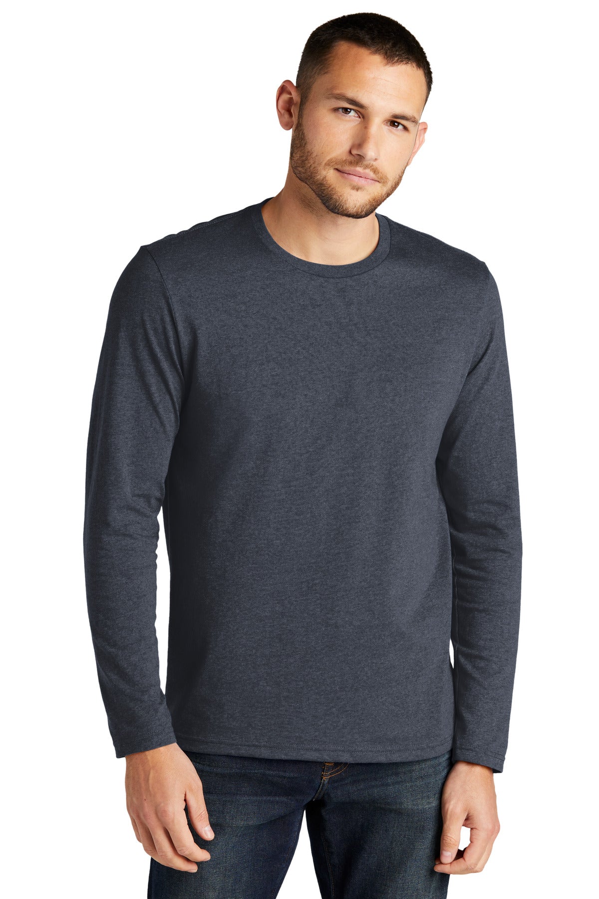 Model Heathered Navy