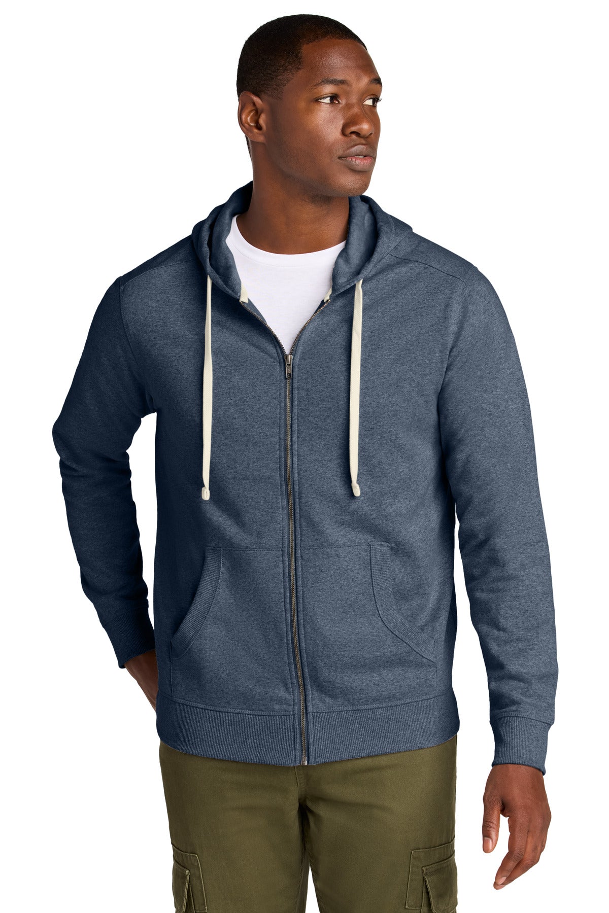 Model Heathered Navy
