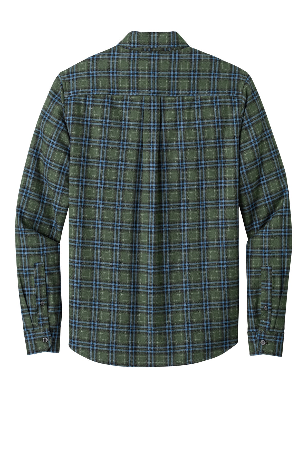 Back Product Soft Olive Plaid