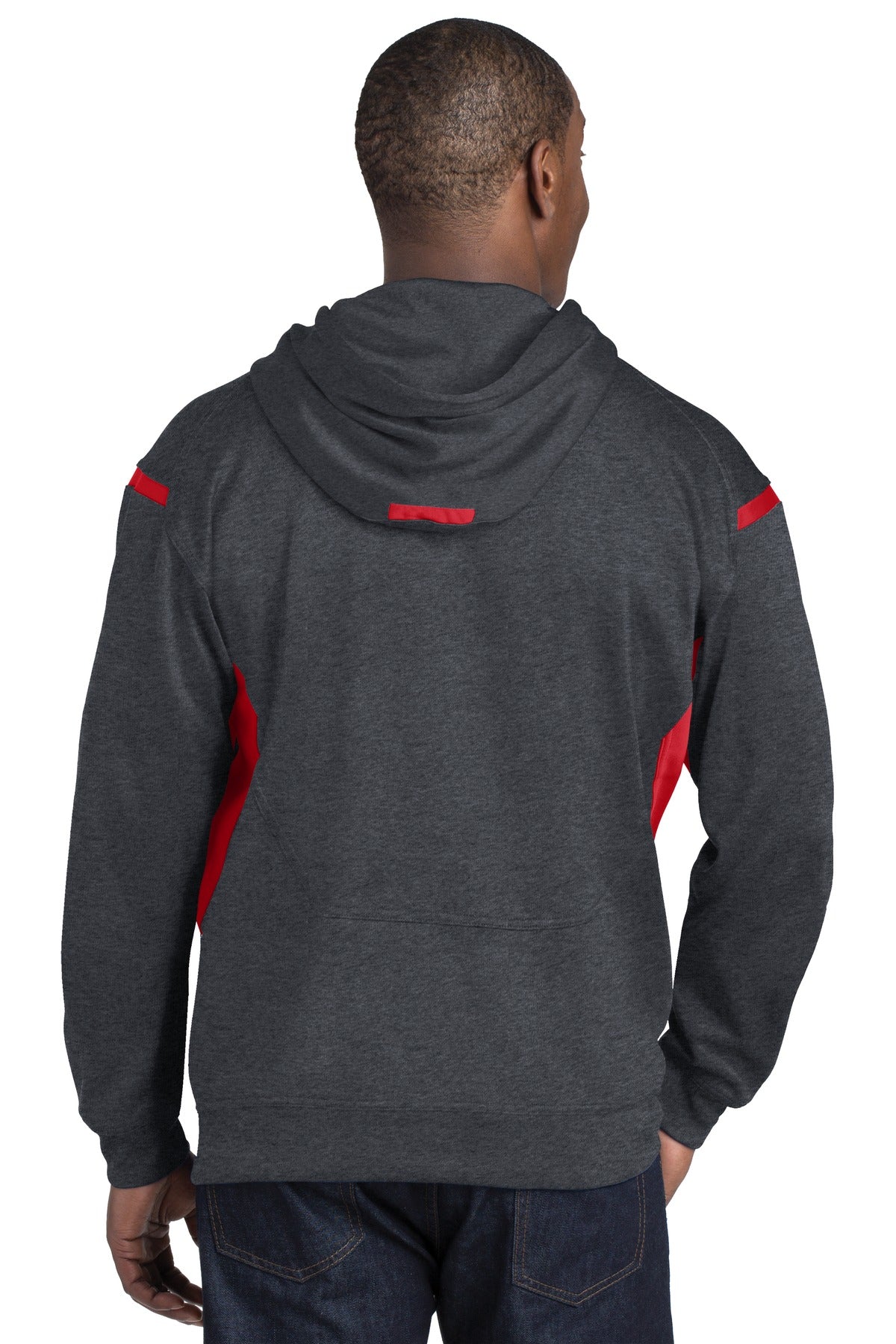 Back Model Graphite Heather/ True Red