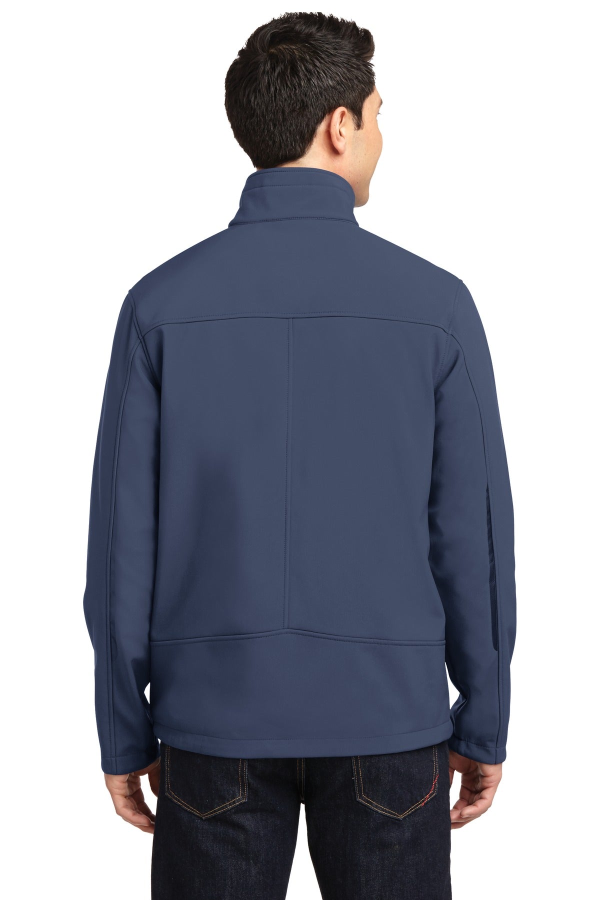 Back Model Dress Blue Navy
