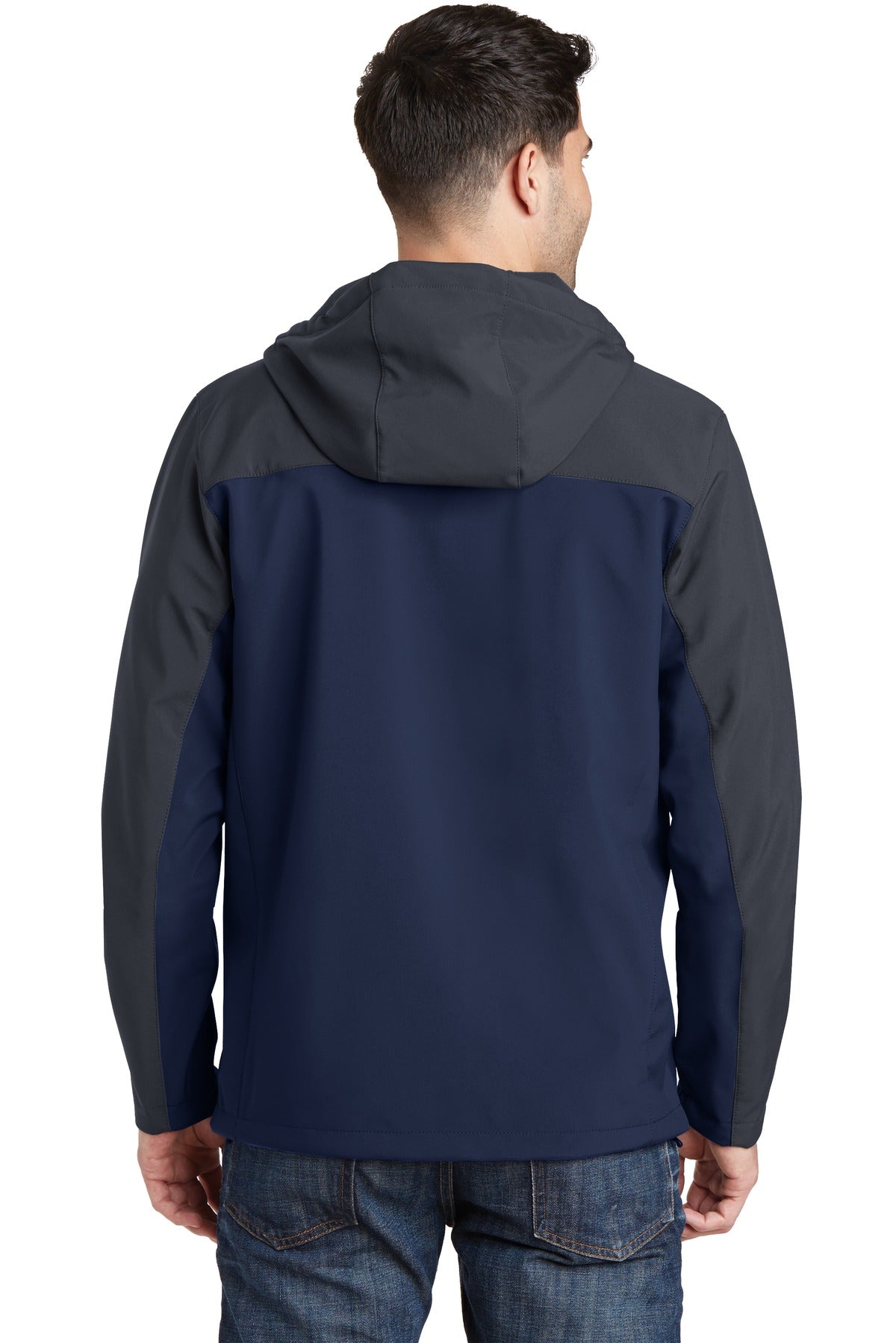 Back Model Dress Blue Navy/ Battleship Grey