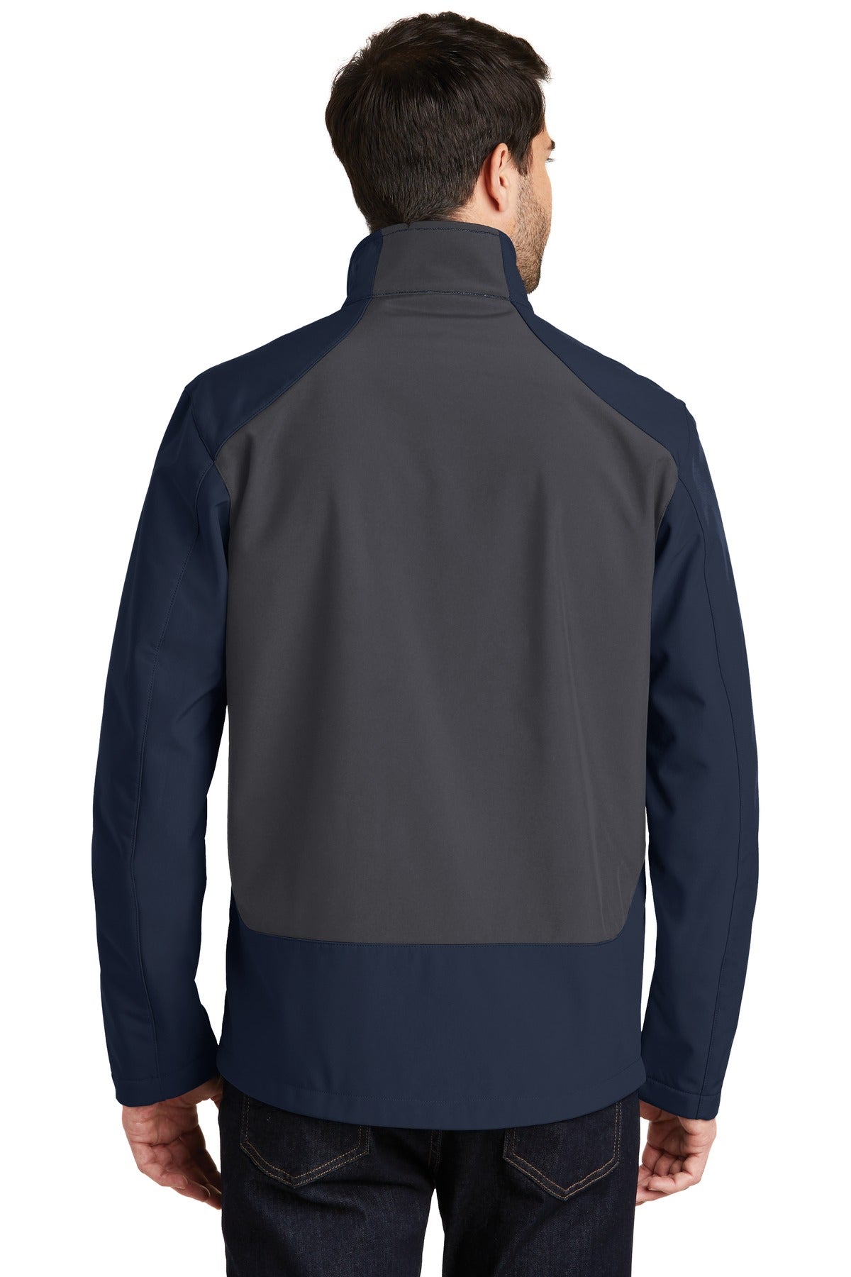 Back Model Dress Blue Navy/ Battleship Grey
