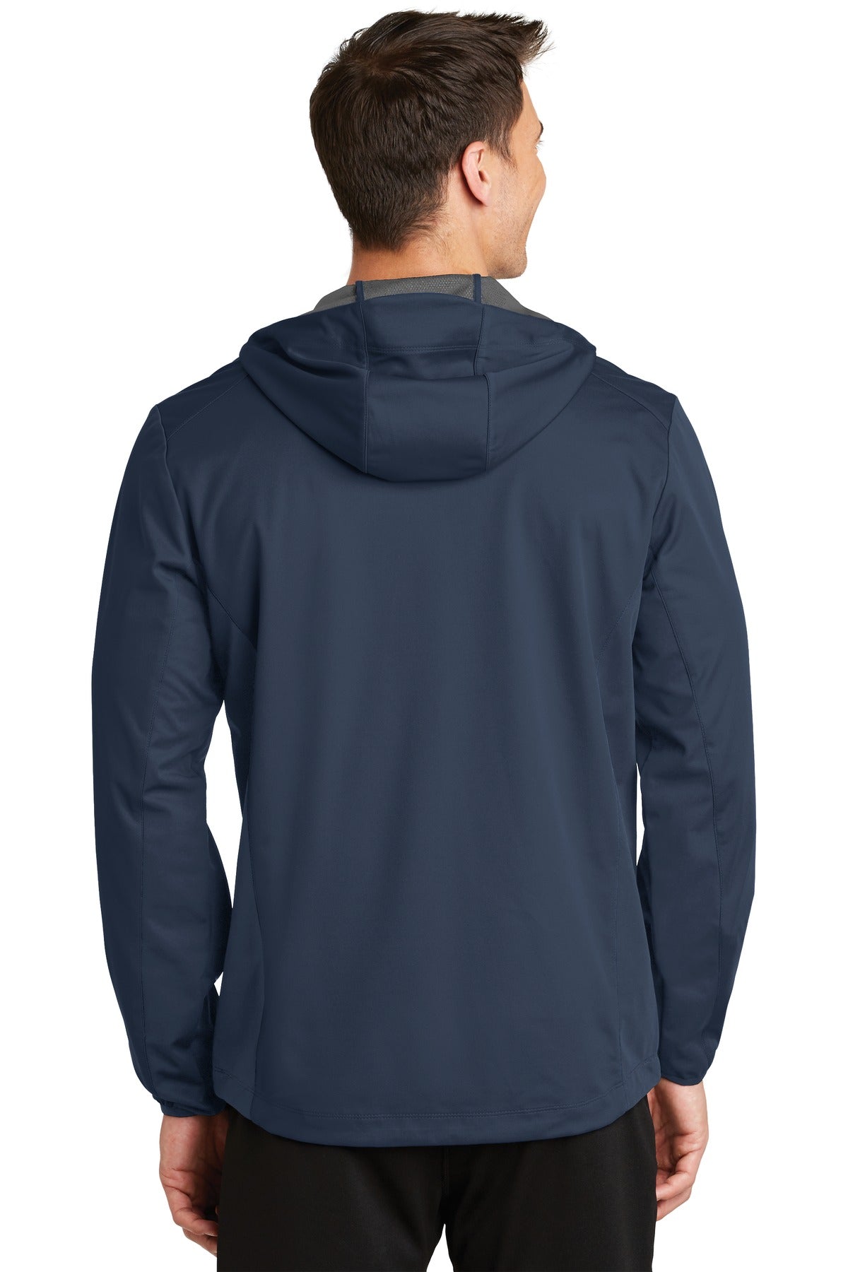 Back Model Dress Blue Navy