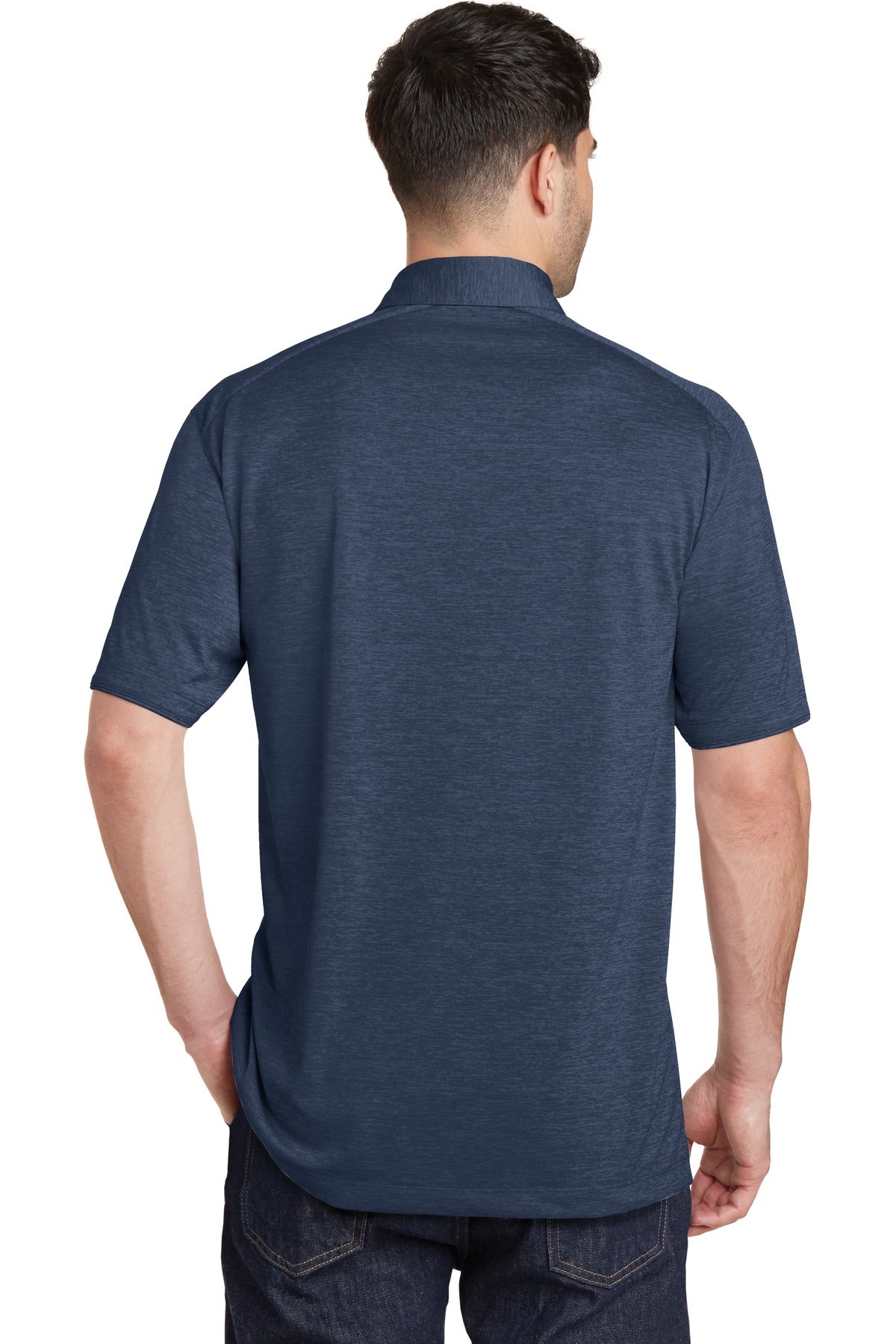 Back Model Dress Blue Navy