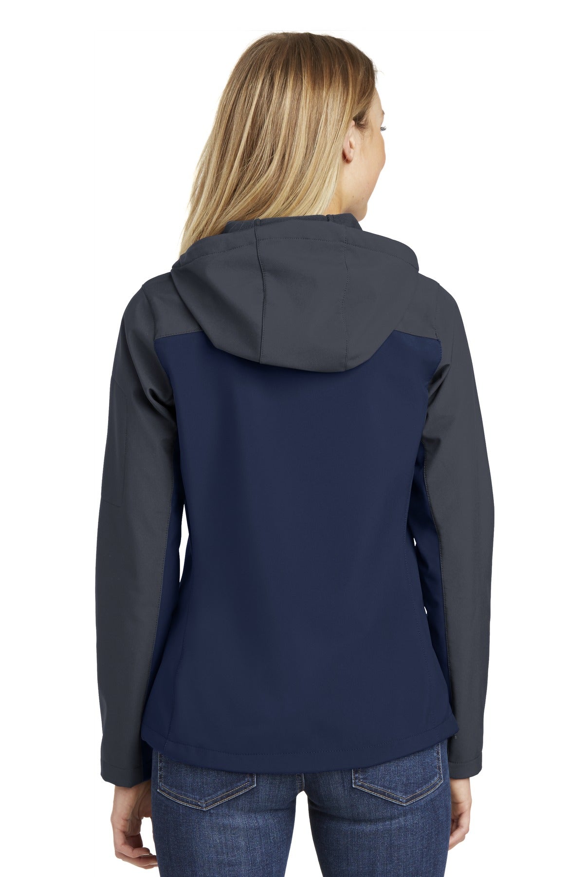 Back Model Dress Blue Navy/ Battleship Grey