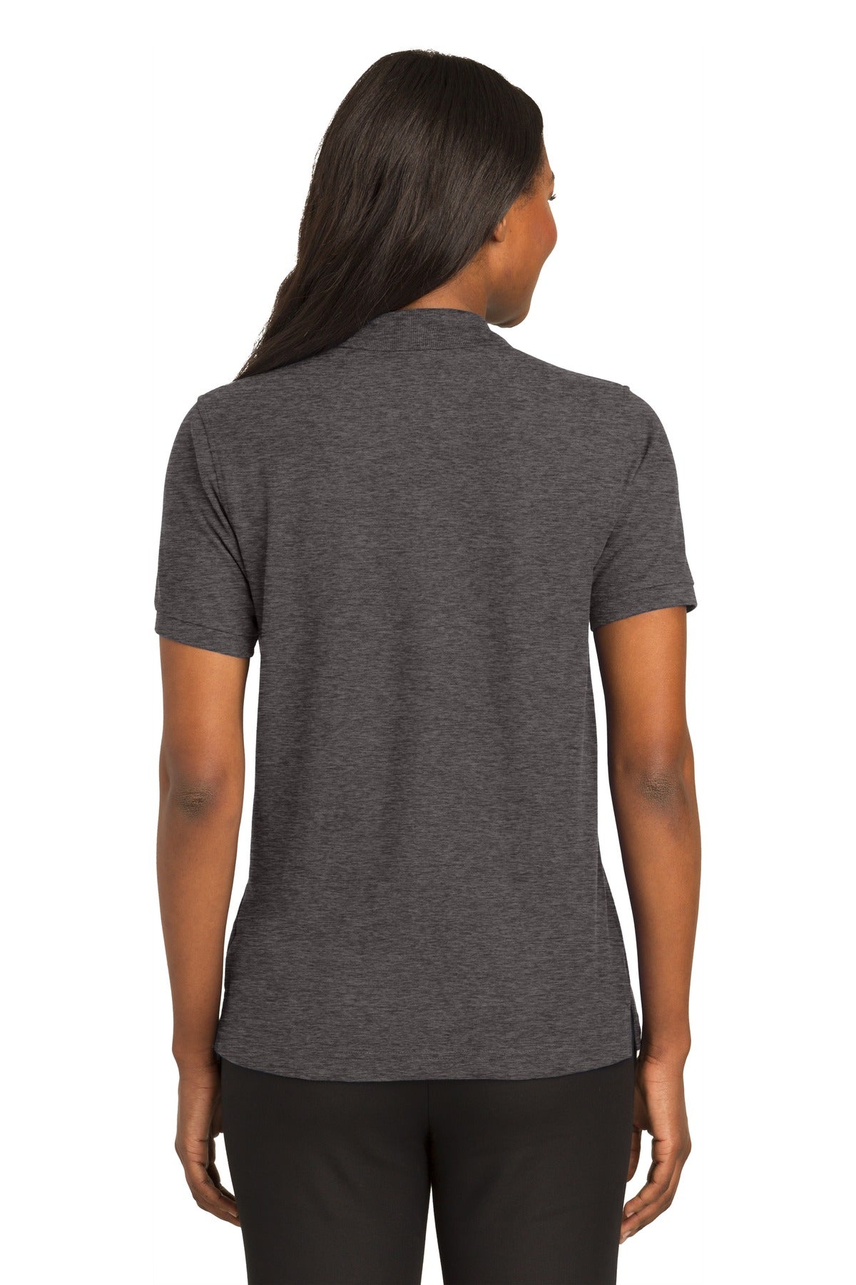 Back Model Charcoal Heather Grey