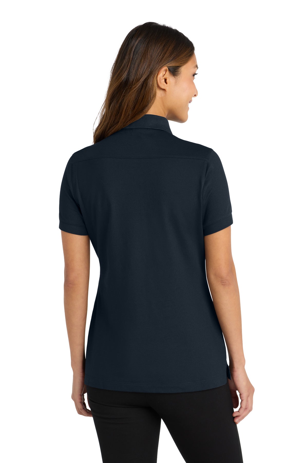 Back Model Dress Blue Navy