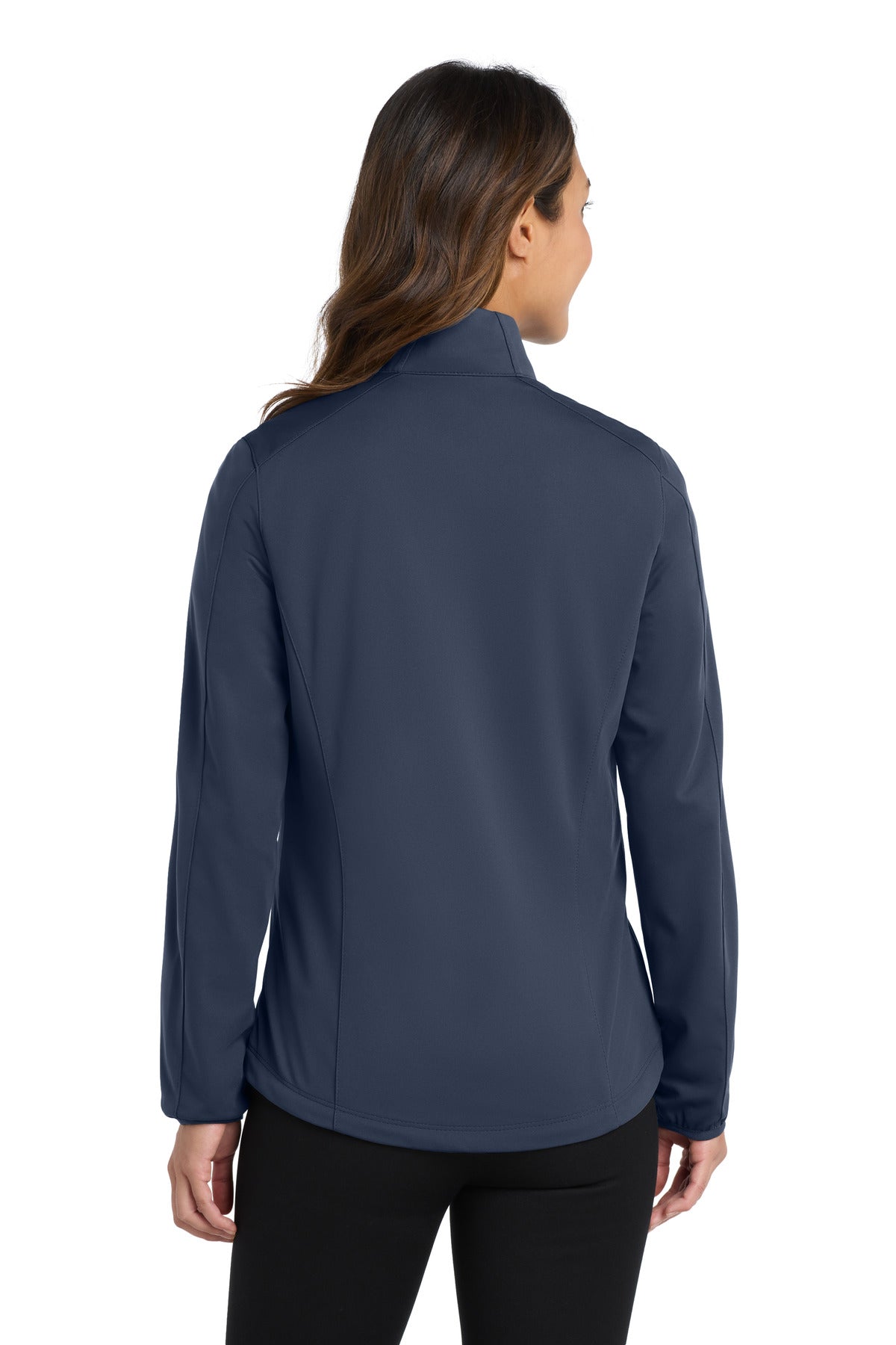 Back Model Dress Blue Navy