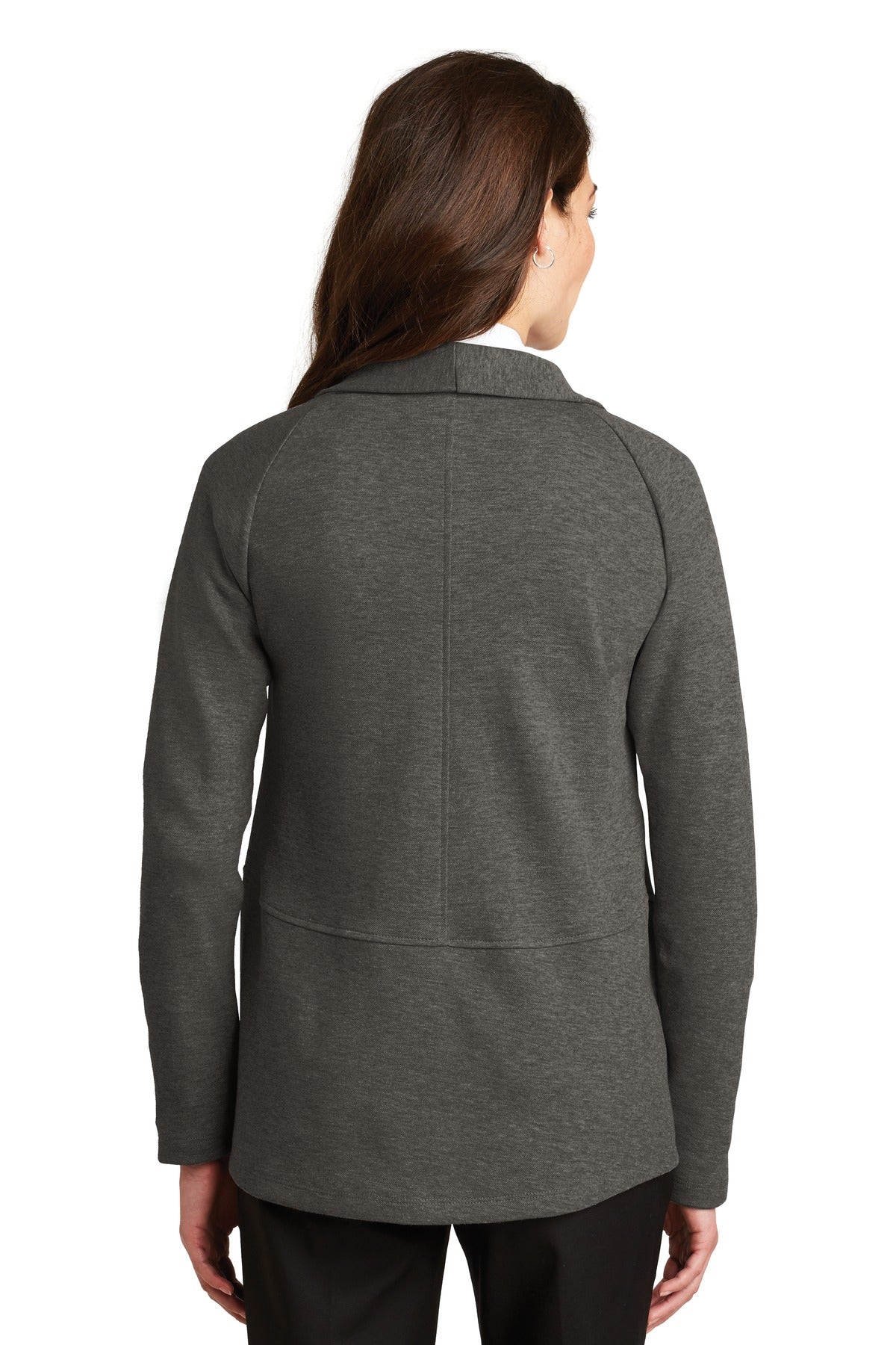 Back Model Charcoal Heather/ Medium Heather Grey