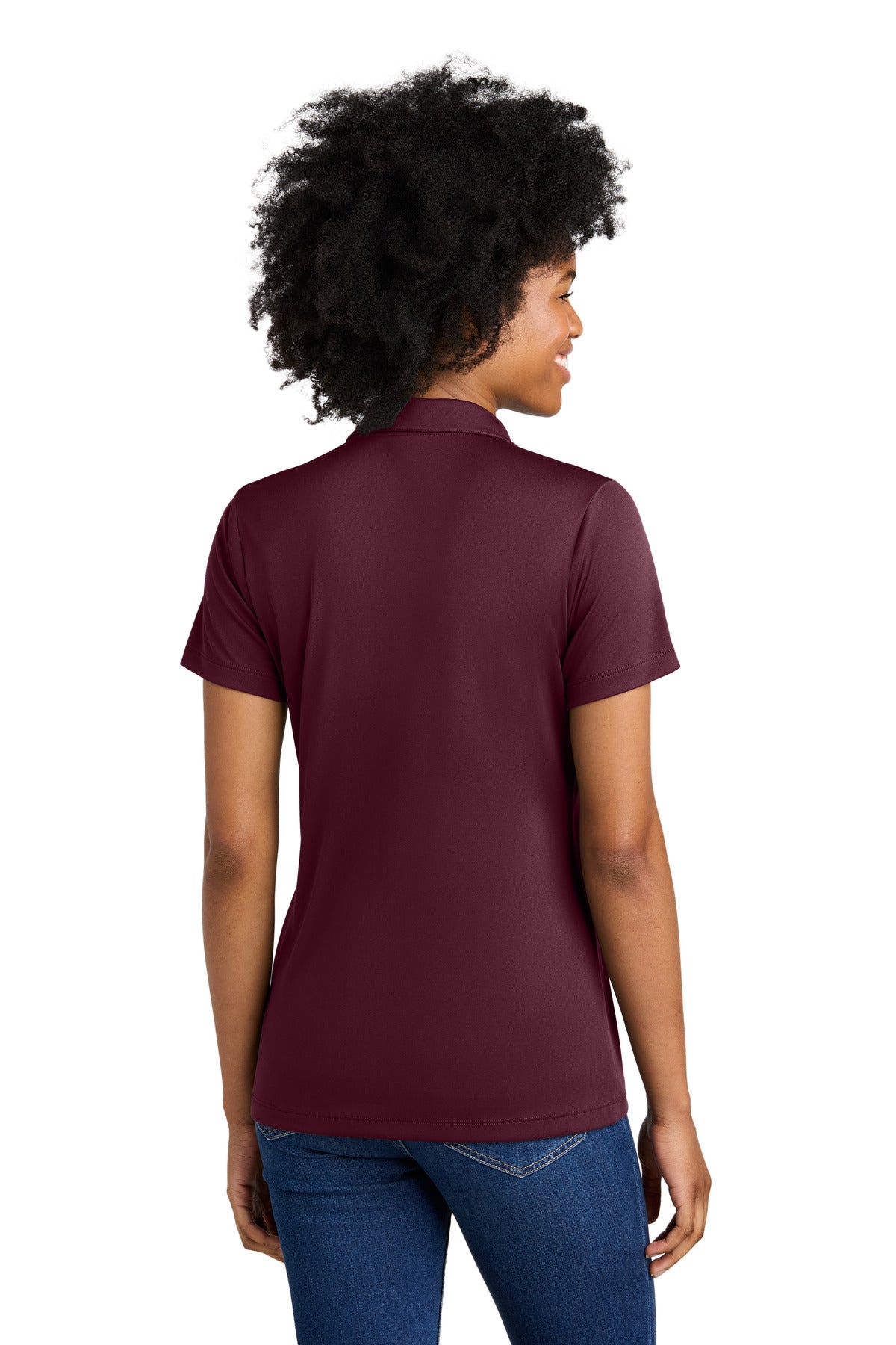Back Model Maroon/ White