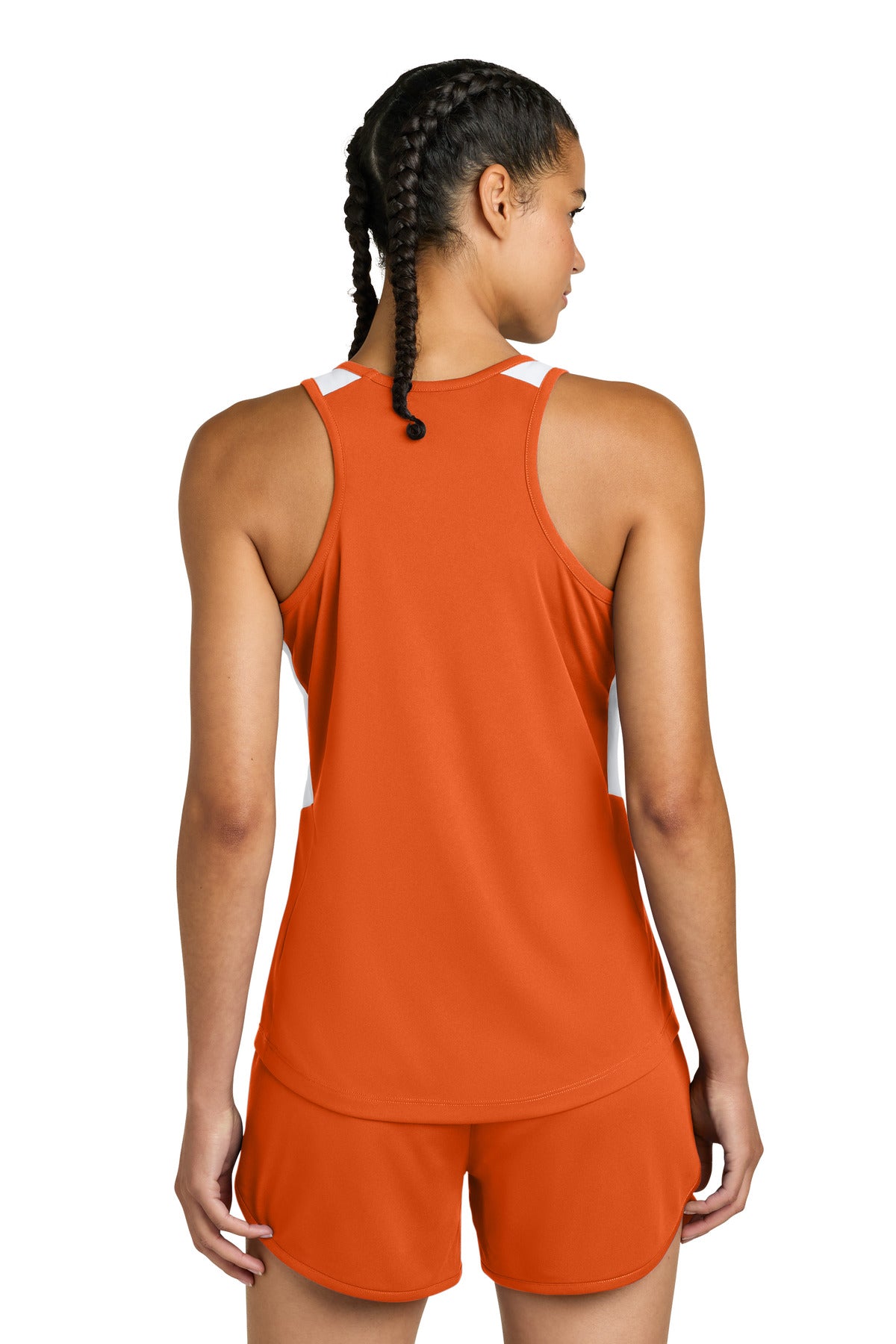 Back Model Deep Orange/ White