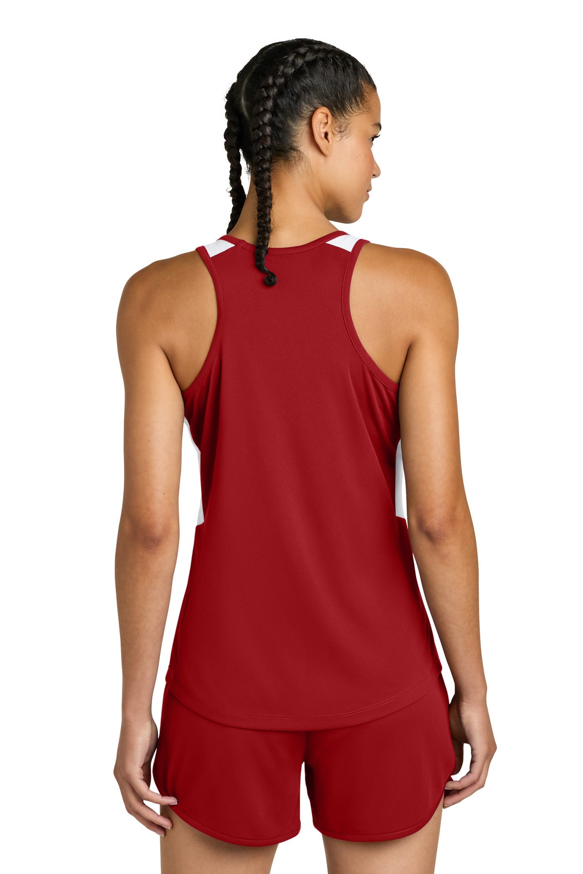 Back Model Deep Red/ White
