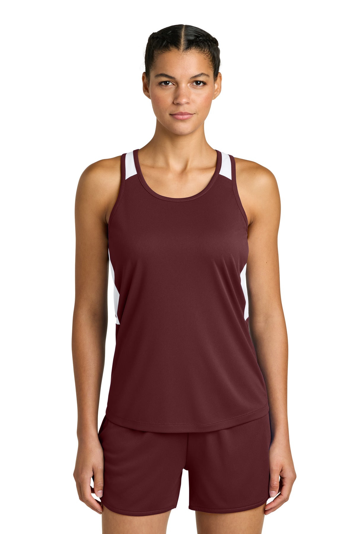 Model Maroon/ White