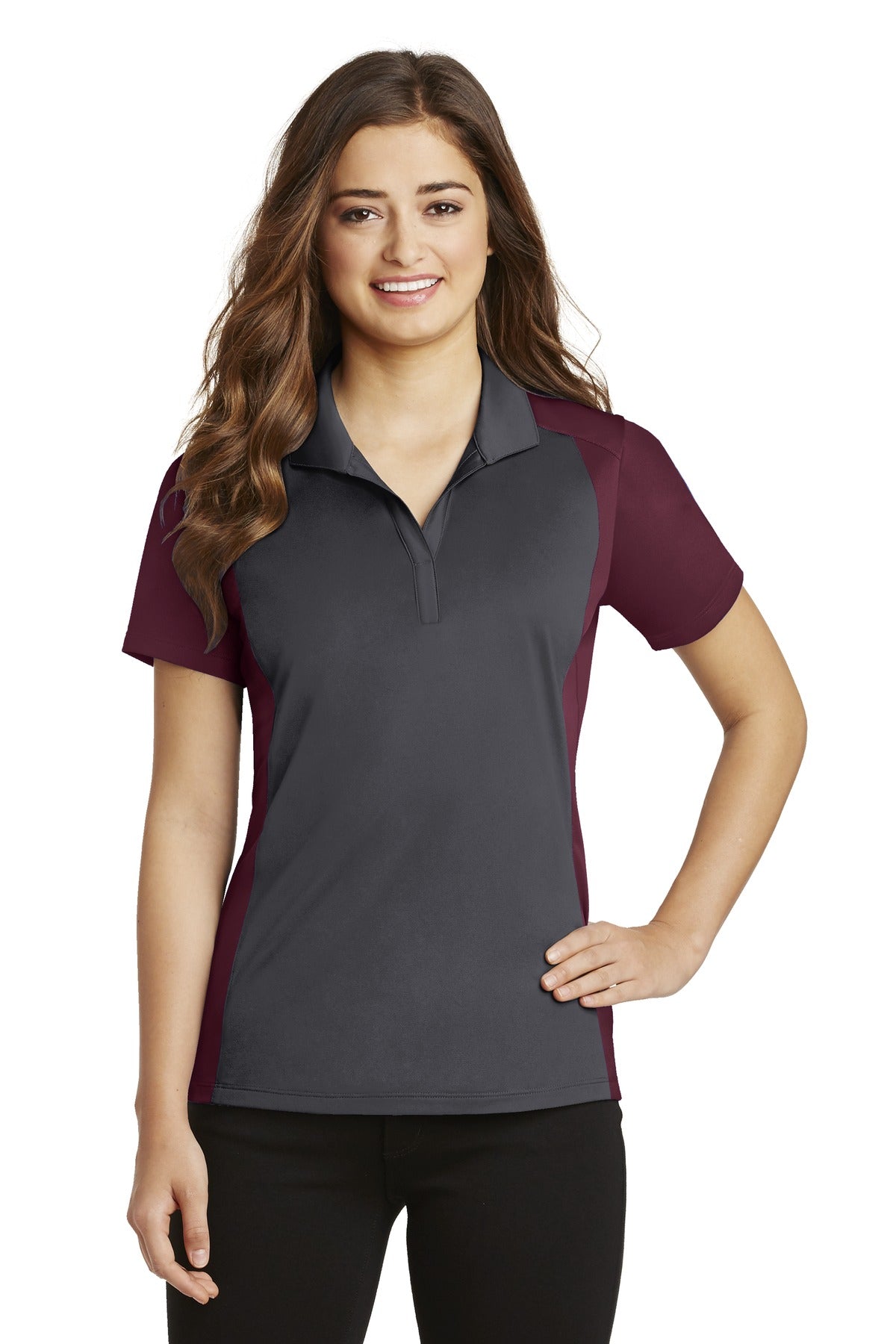 Model Iron Grey/ Maroon