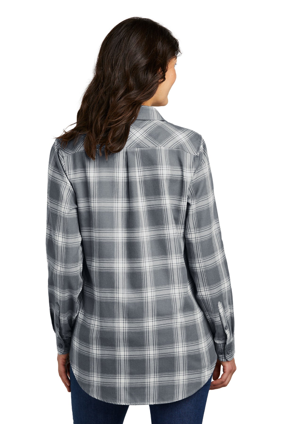 Back Model Grey/ Cream Open Plaid