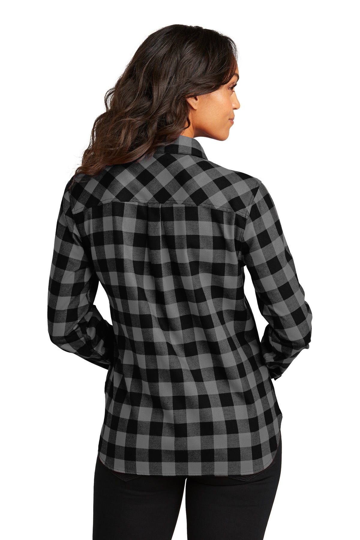 Back Model Grey/ Black Buffalo Check