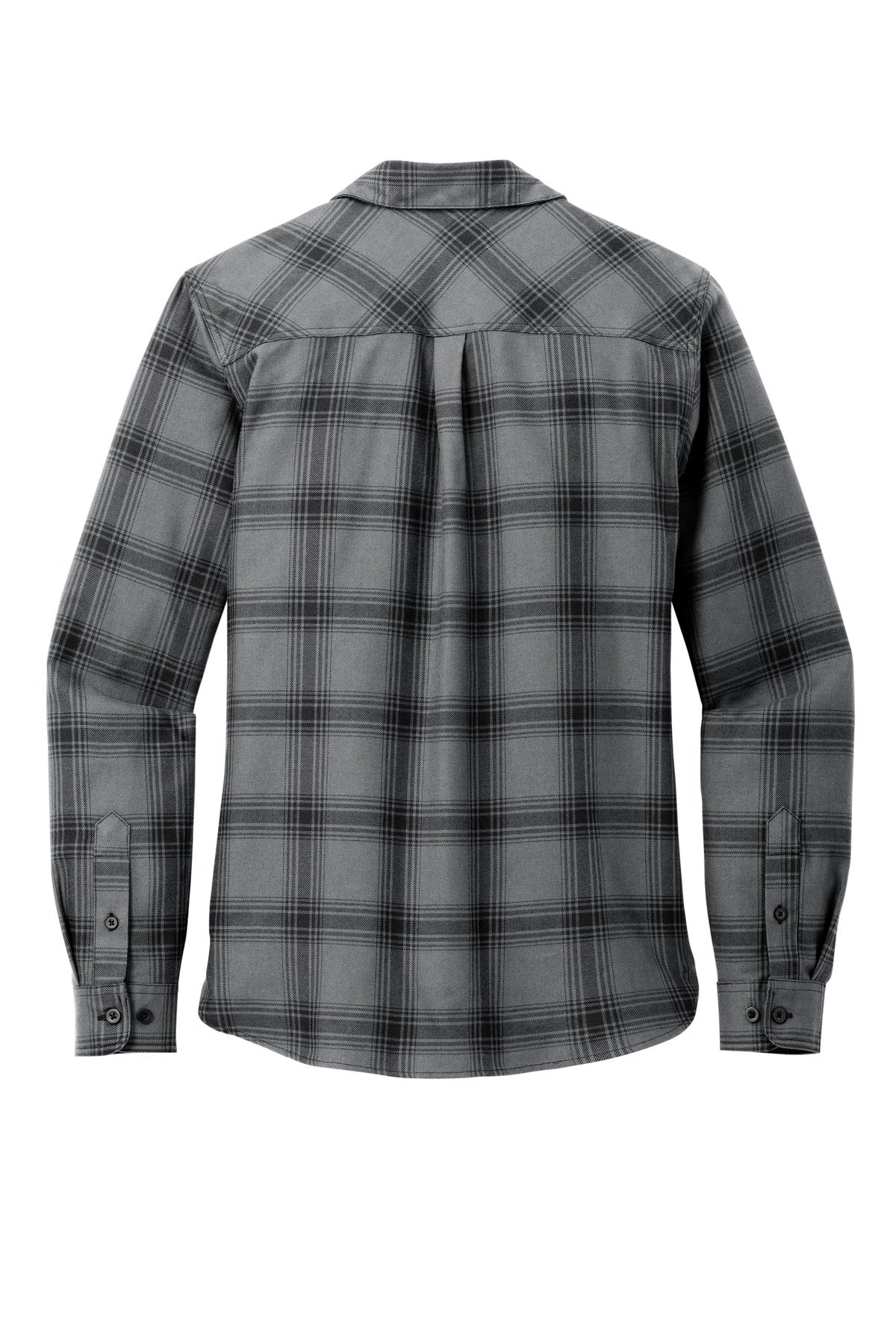 Back Product Grey/ Black Open Plaid