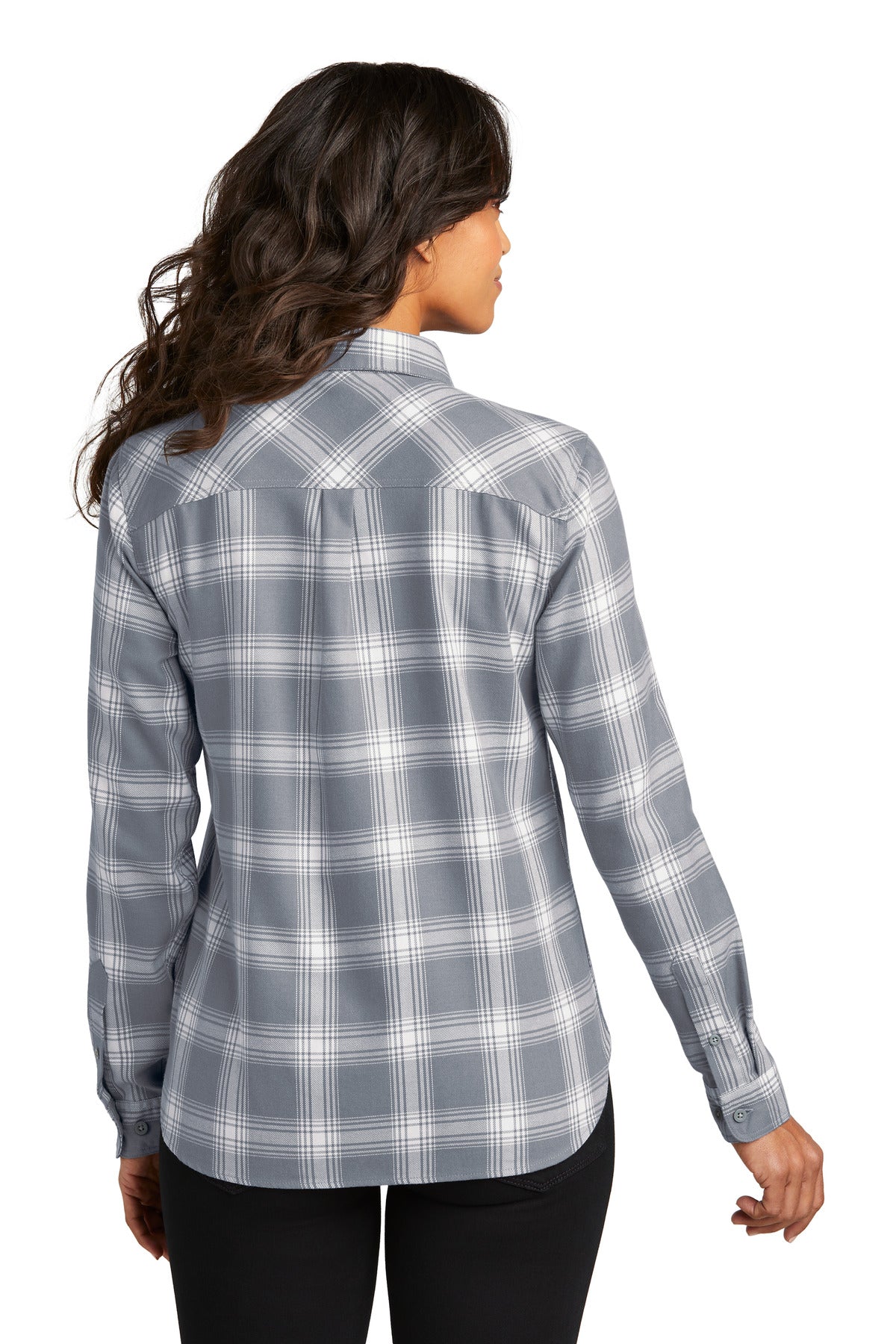 Back Model Grey/ Cream Open Plaid