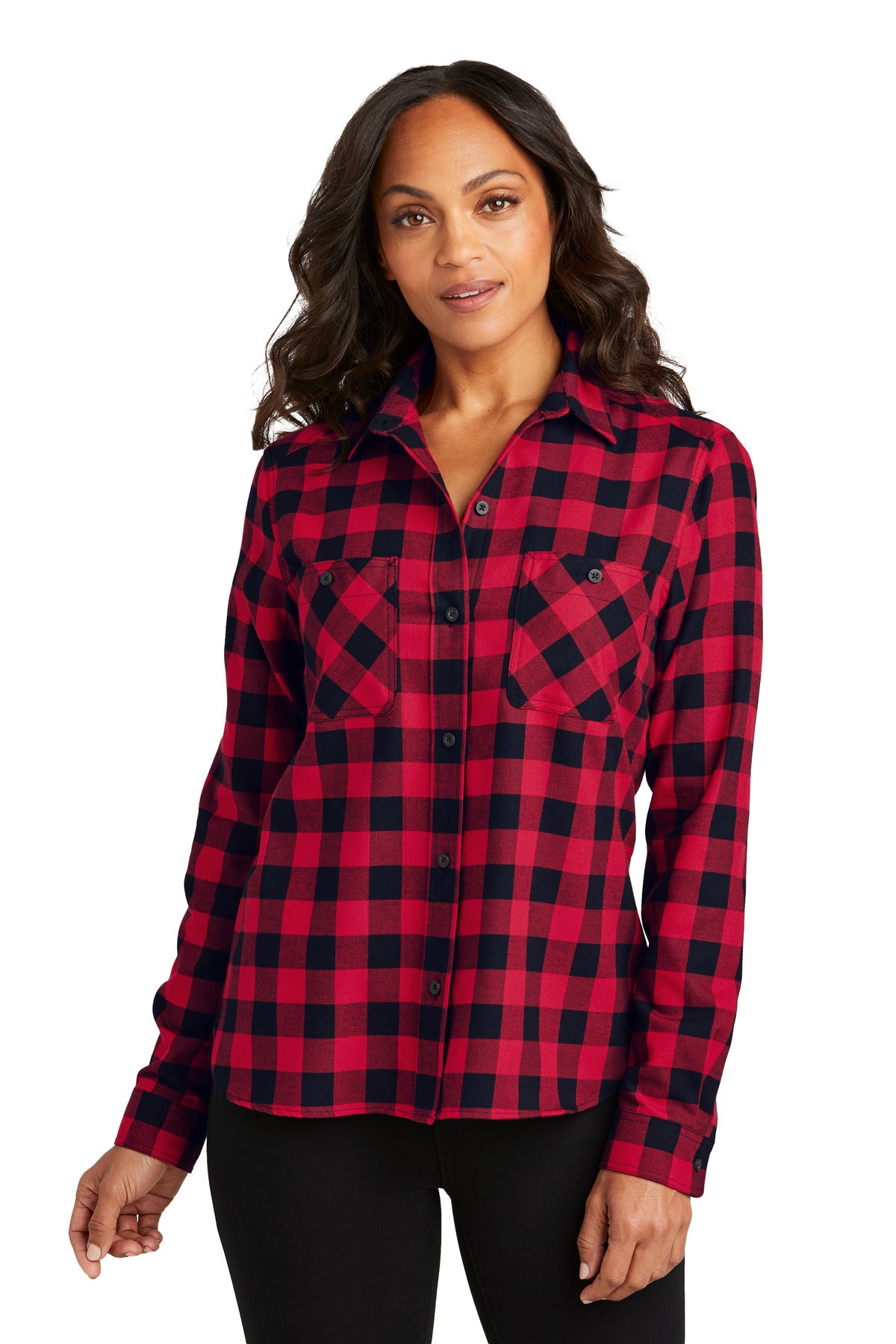 Model Red/ Black Buffalo Check