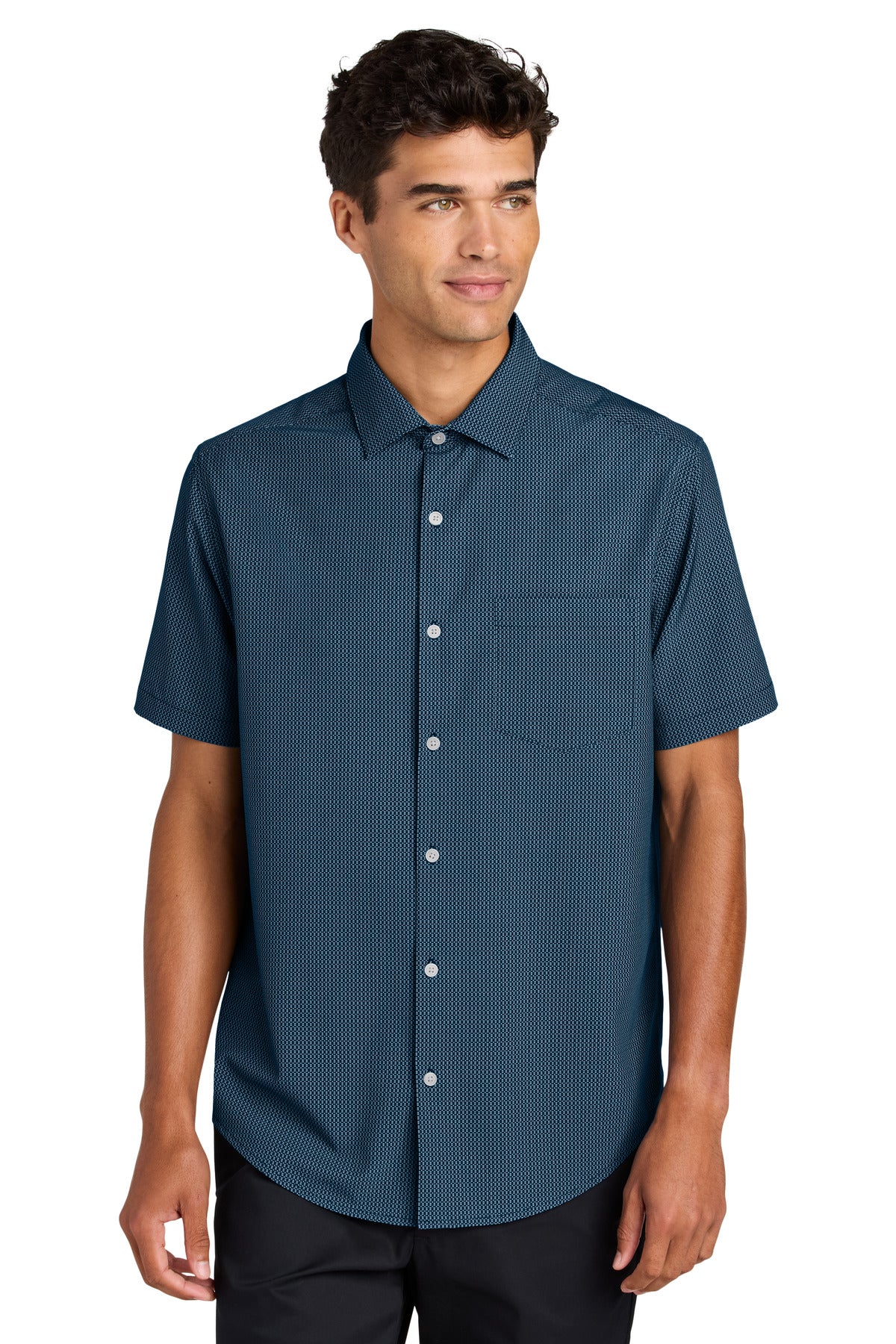 Model Night Navy Dash Print