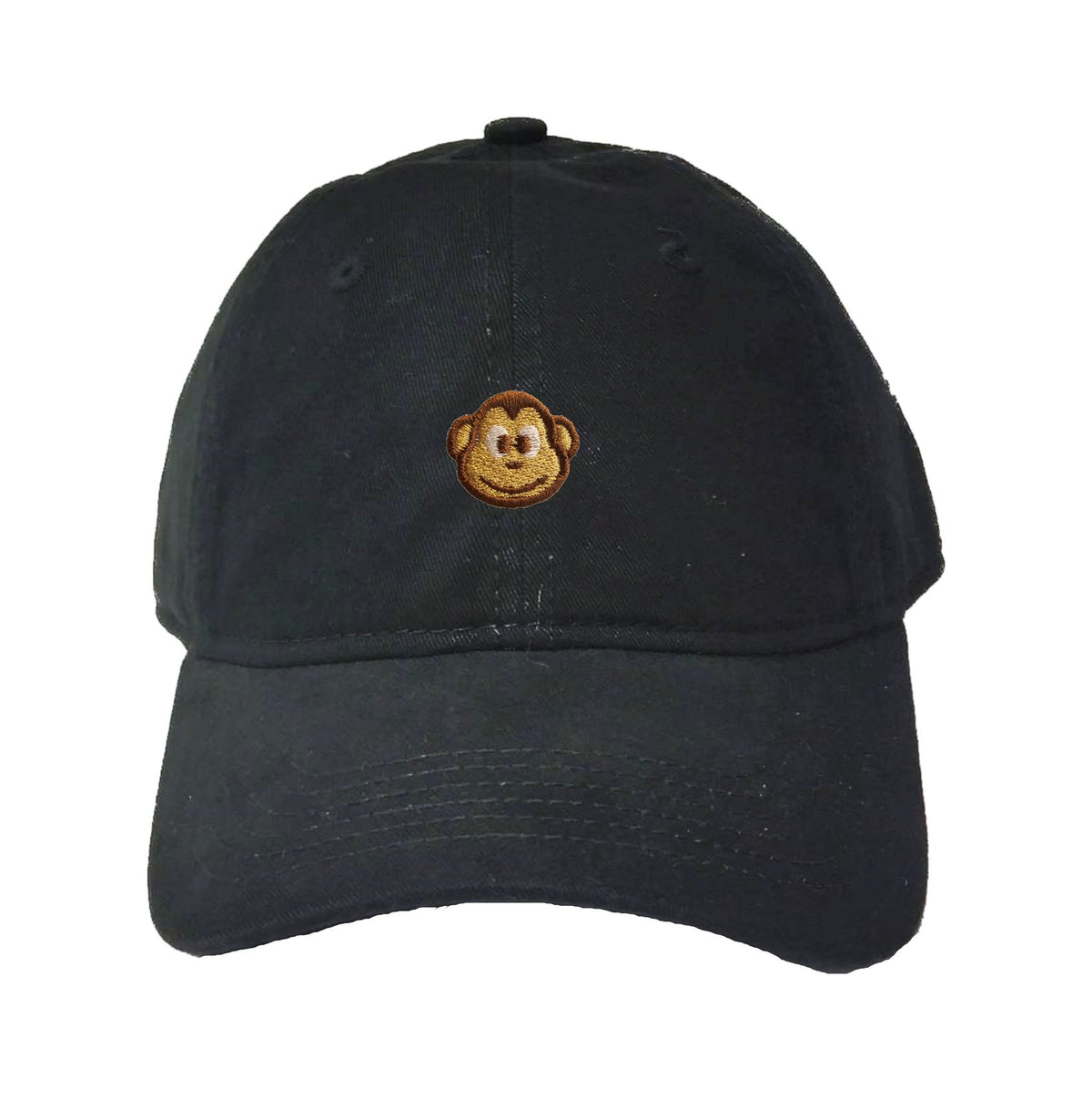 Monkey Face Embroidered Deluxe Dad Hat