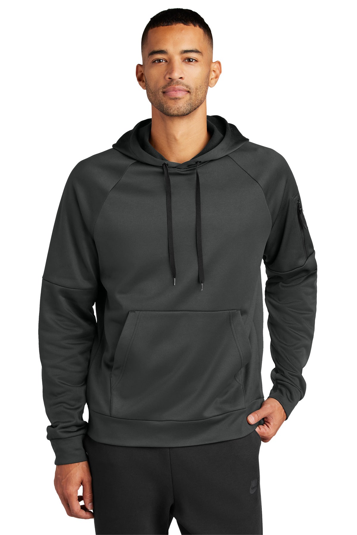 Nike NKFD9735 Therma-FIT Pocket Pullover Fleece Hoodie With Custom Screenprint