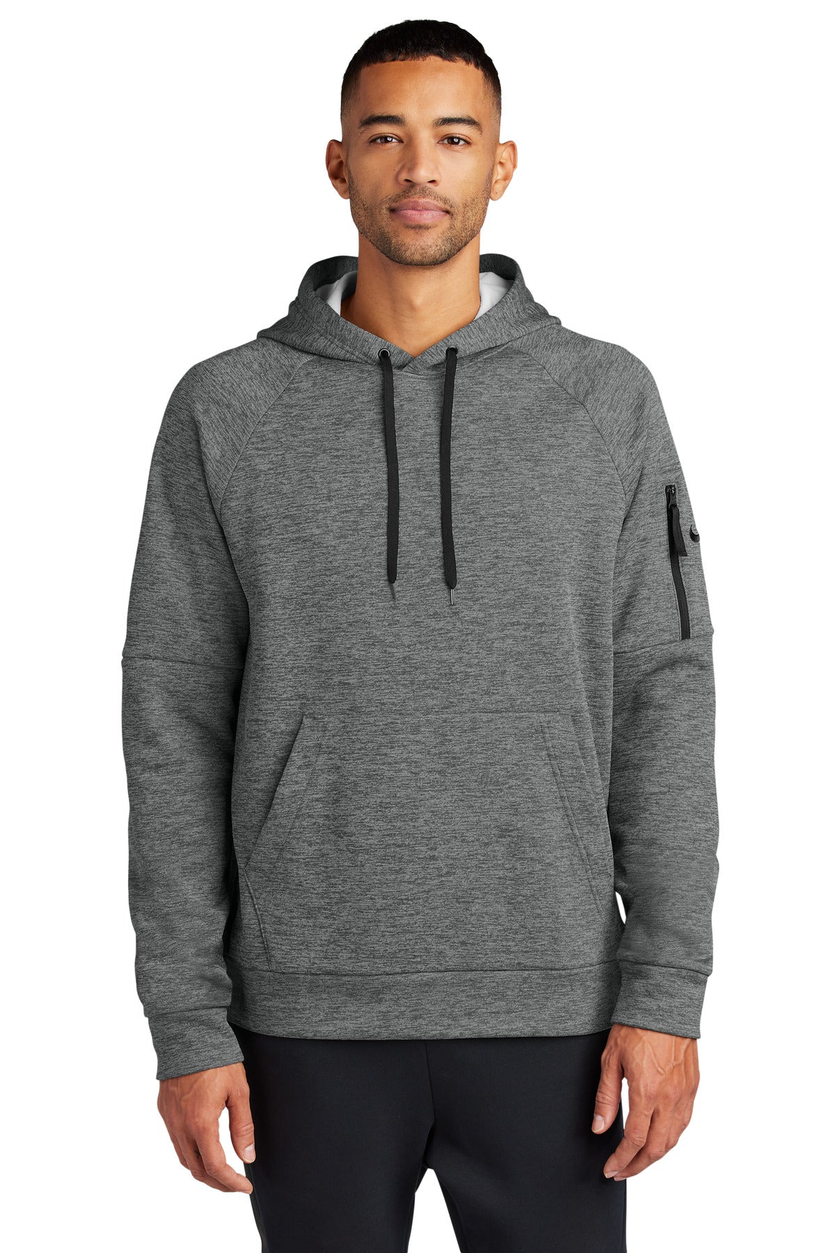 Nike NKFD9735 Therma-FIT Pocket Pullover Fleece Hoodie With Custom Screenprint