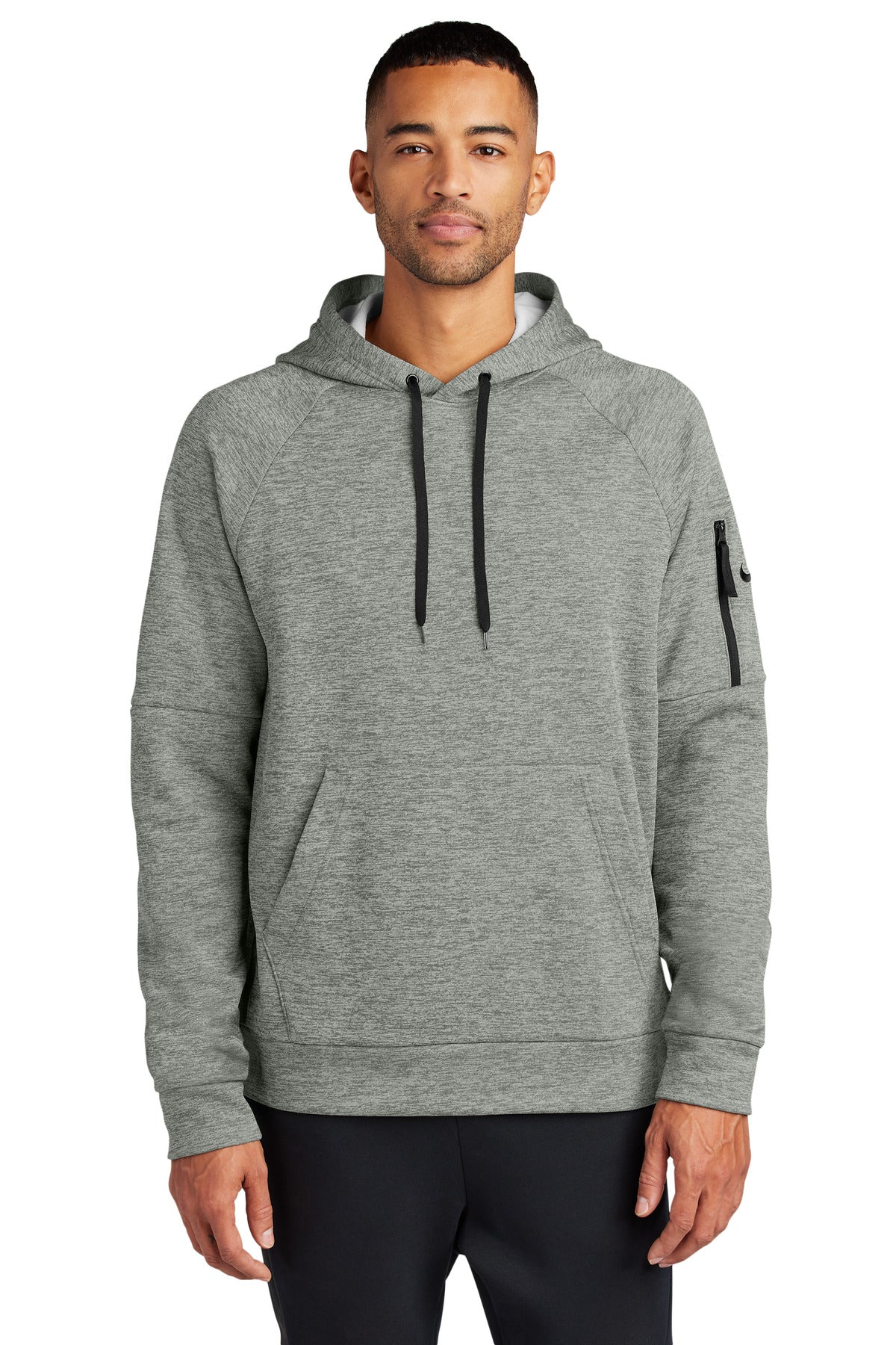 Nike NKFD9735 Therma-FIT Pocket Pullover Fleece Hoodie With Custom Screenprint