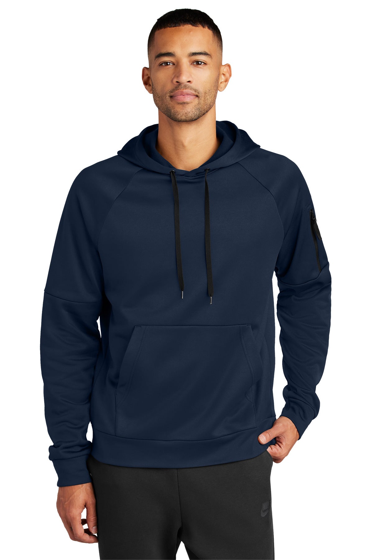 Nike NKFD9735 Therma-FIT Pocket Pullover Fleece Hoodie With Custom Screenprint