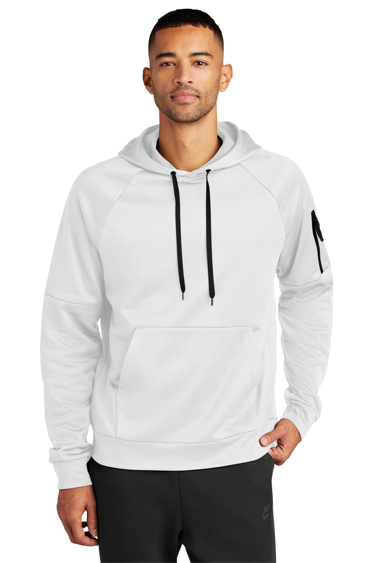 Nike NKFD9735 Therma-FIT Pocket Pullover Fleece Hoodie With Custom Screenprint