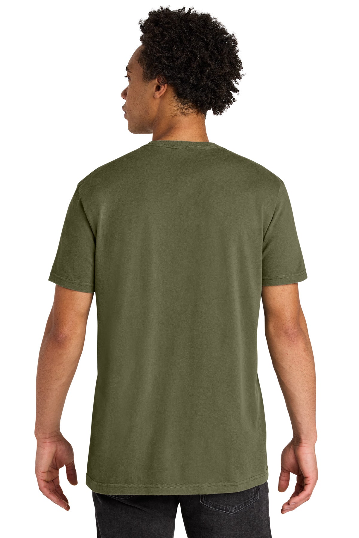 Back Model Washed Military Green