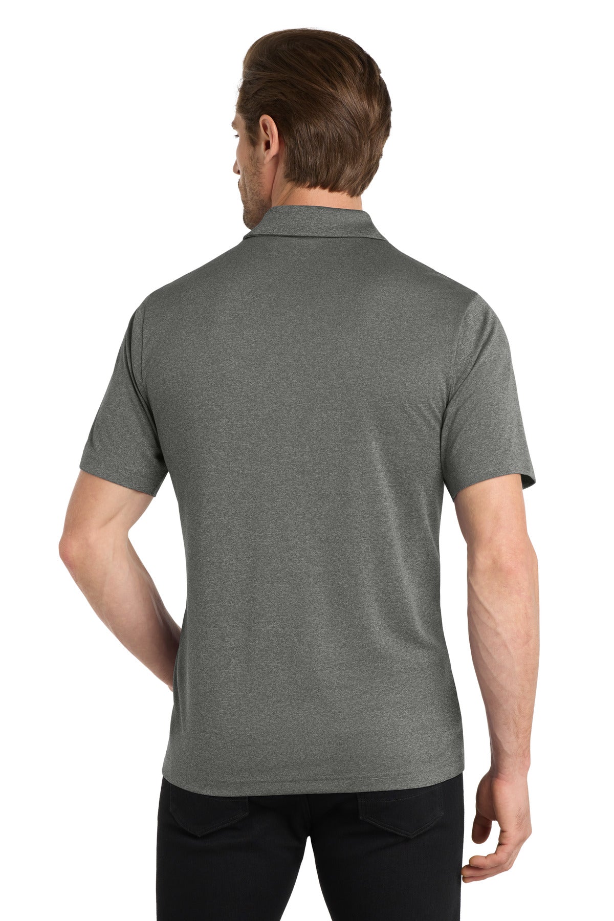 Back Model Dark Heather Grey