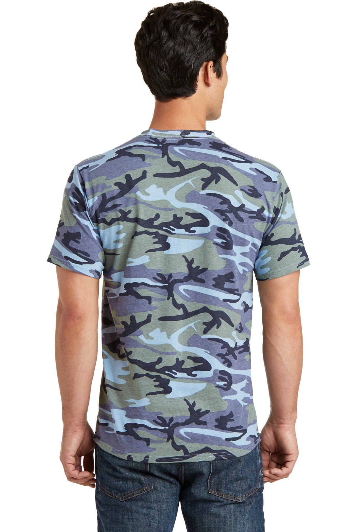Back Model Woodland Blue Camo