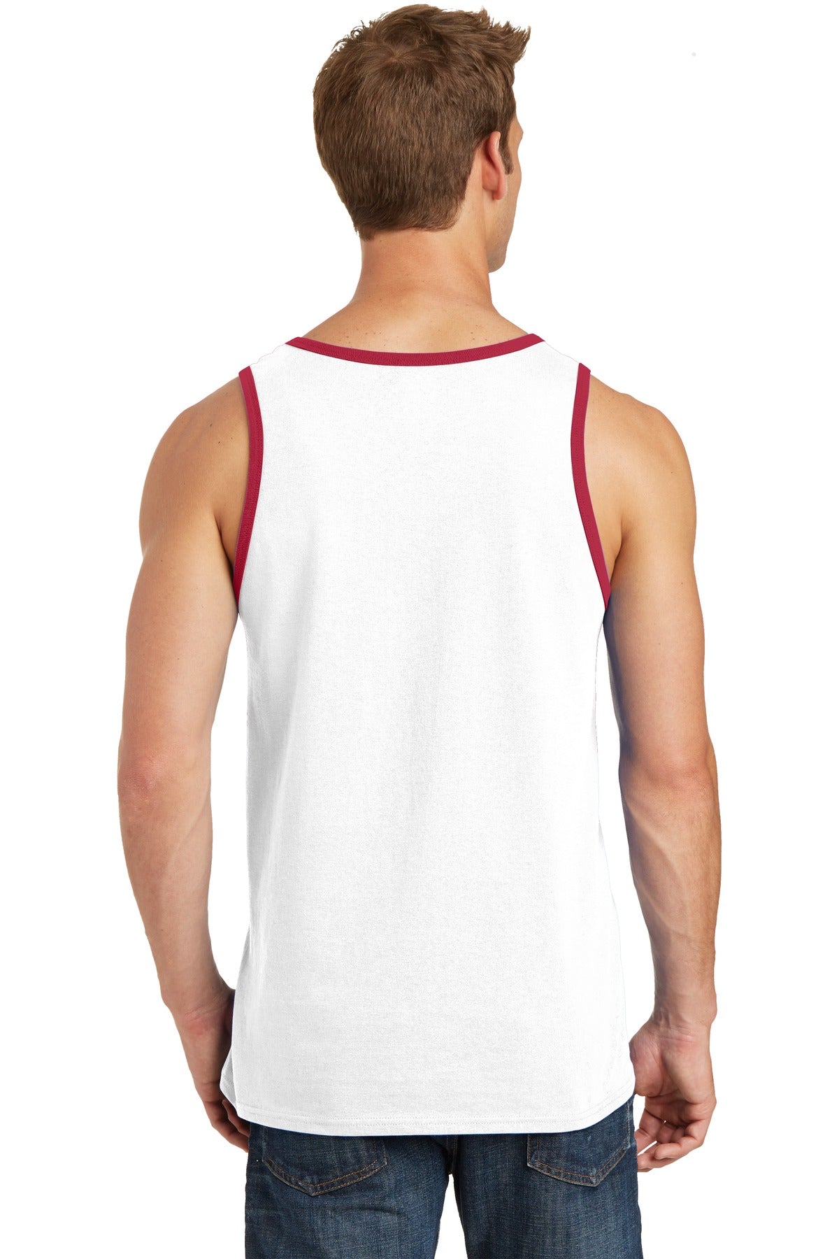 Back Model White/ Red