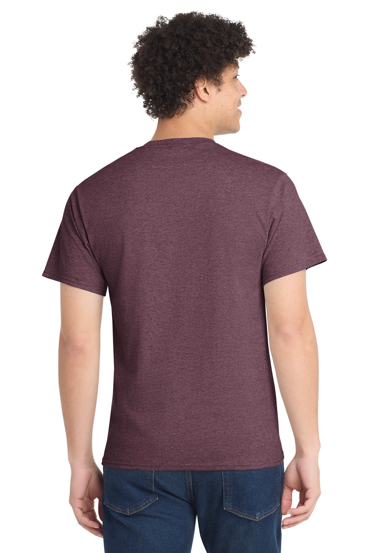 Back Model Heather Athletic Maroon