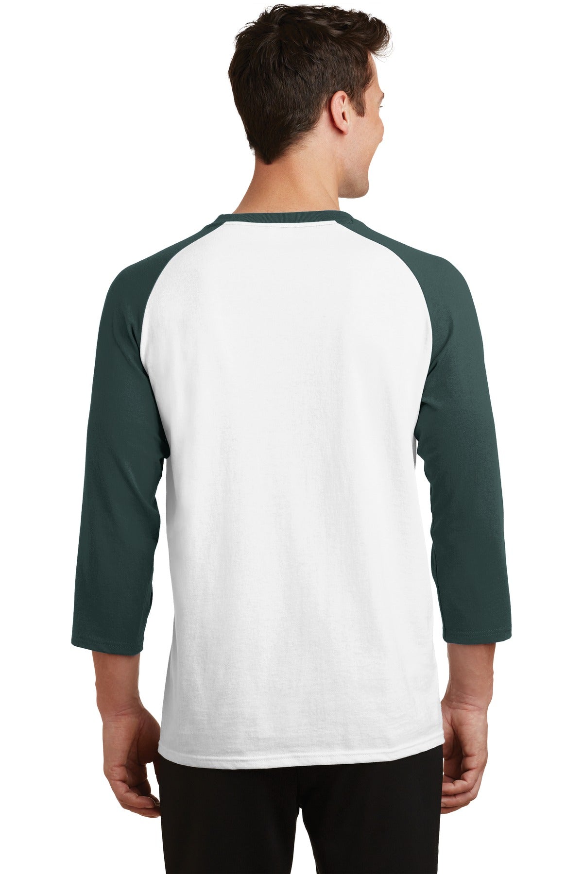 Back Model White/ Dark Green
