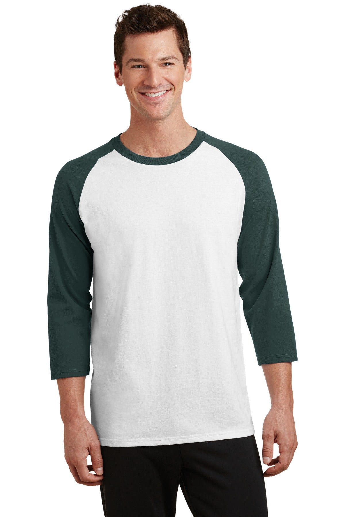 Model White/ Dark Green