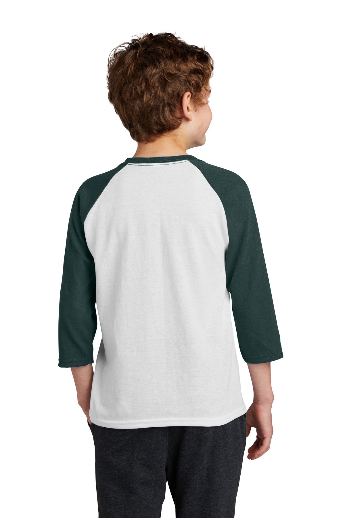 Back Model White/ Dark Green