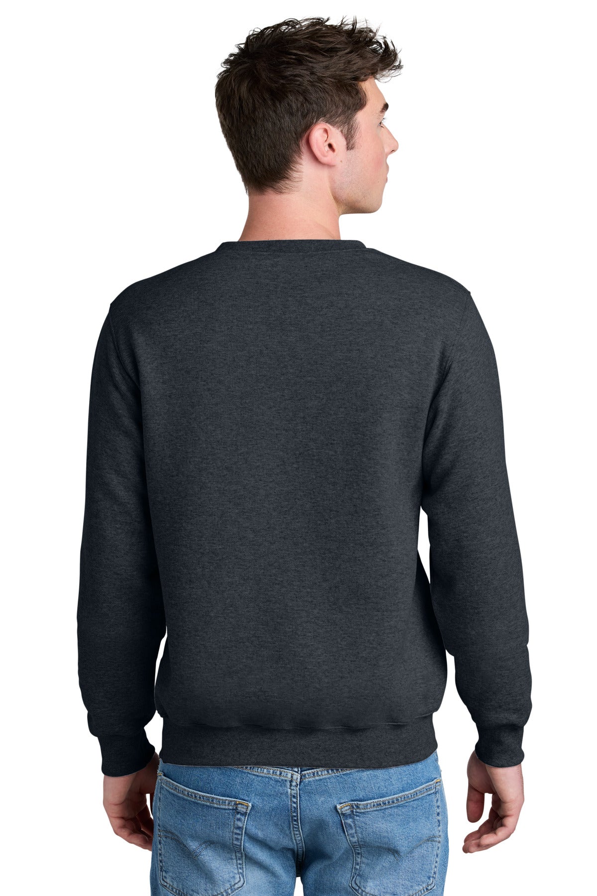 Back Model Dark Heather Grey